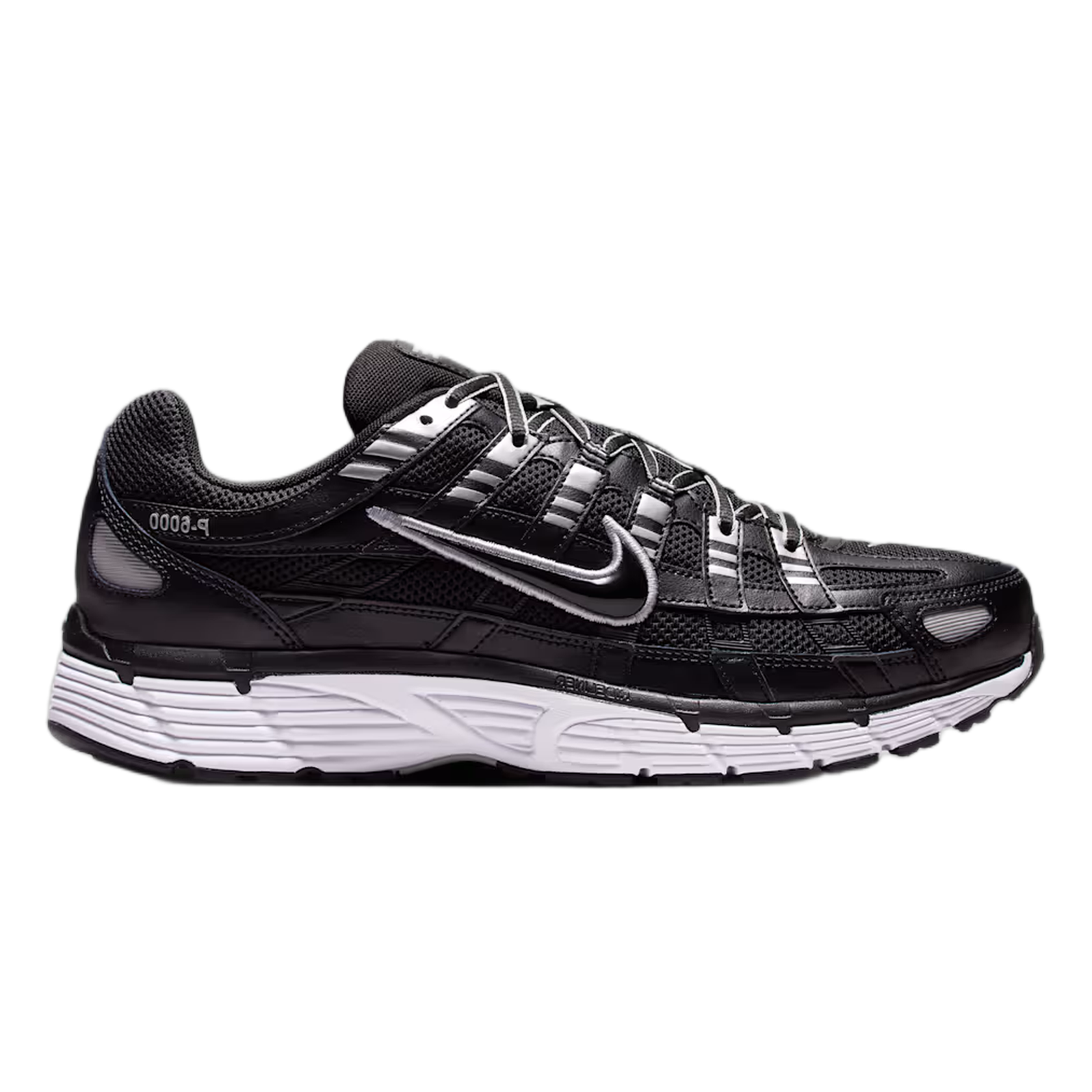 Nike P-6000 Black White Metallic Silver CD6404-026