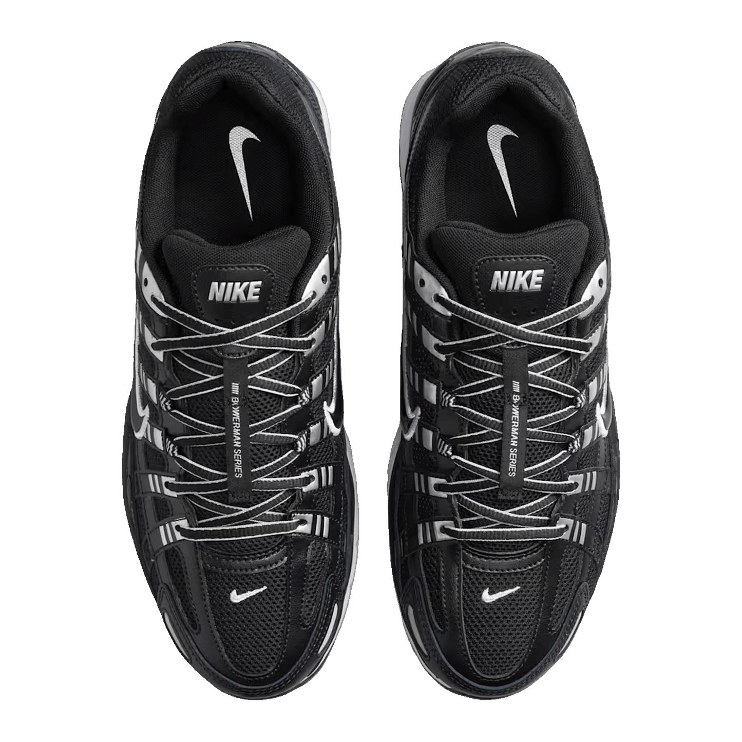 Nike P-6000 Black White Metallic Silver Oben CD6404-026