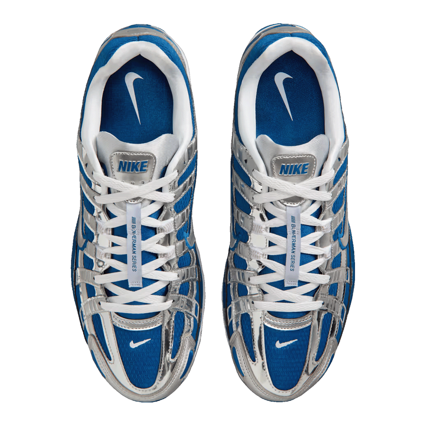 Nike P-6000 Court Blue Metallic Silver Oben IQ9390-476