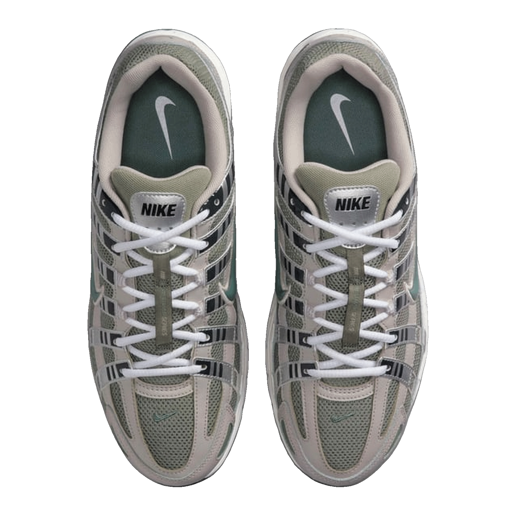 Nike P-6000 Cream Silver Clay Green Oben CD6404-203