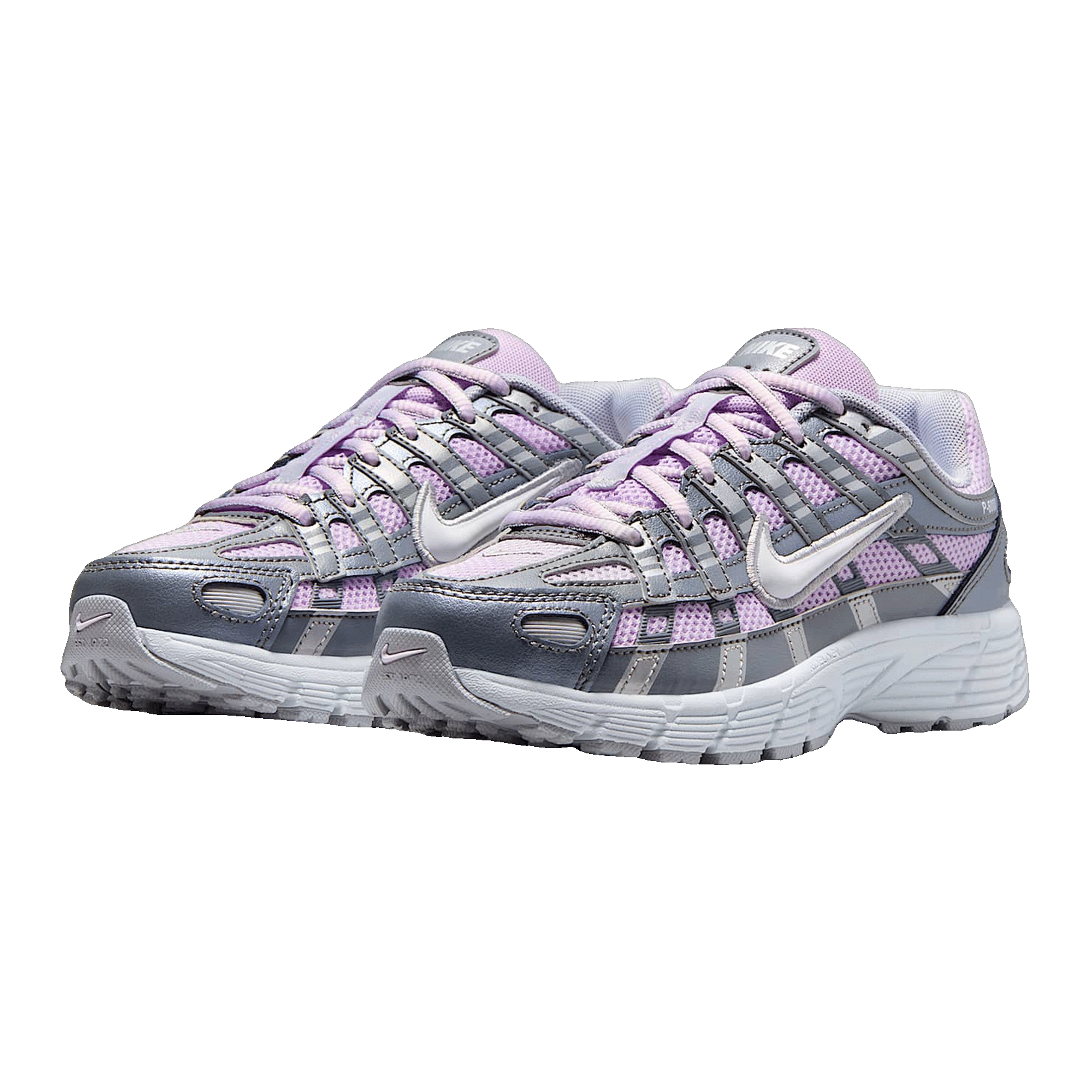 Nike P-6000 Doll Smoke Grey Metallic Silver White (GS) Side HV5064-500