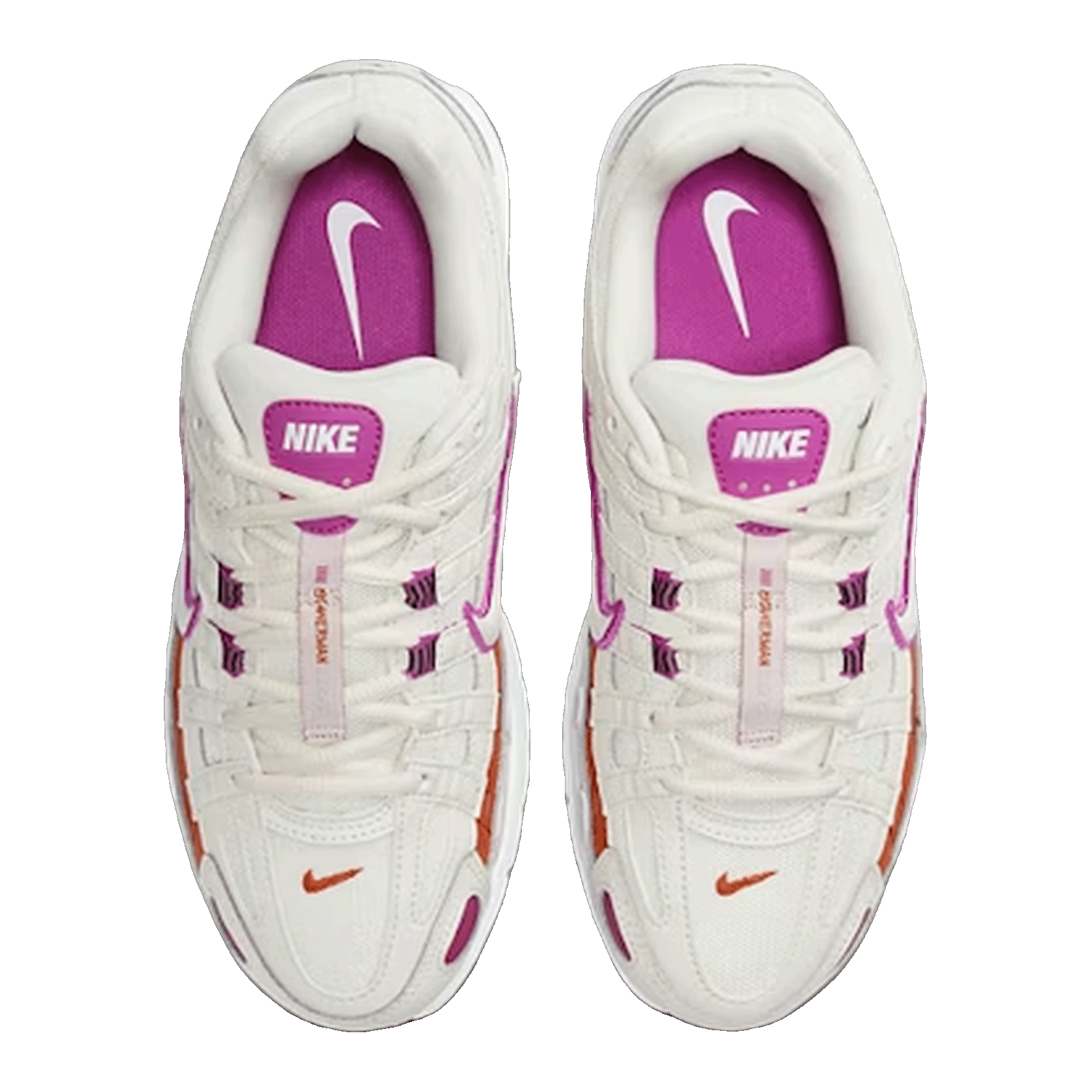 Nike P-6000 Essential Pale Ivory Team Orange (W) Oben