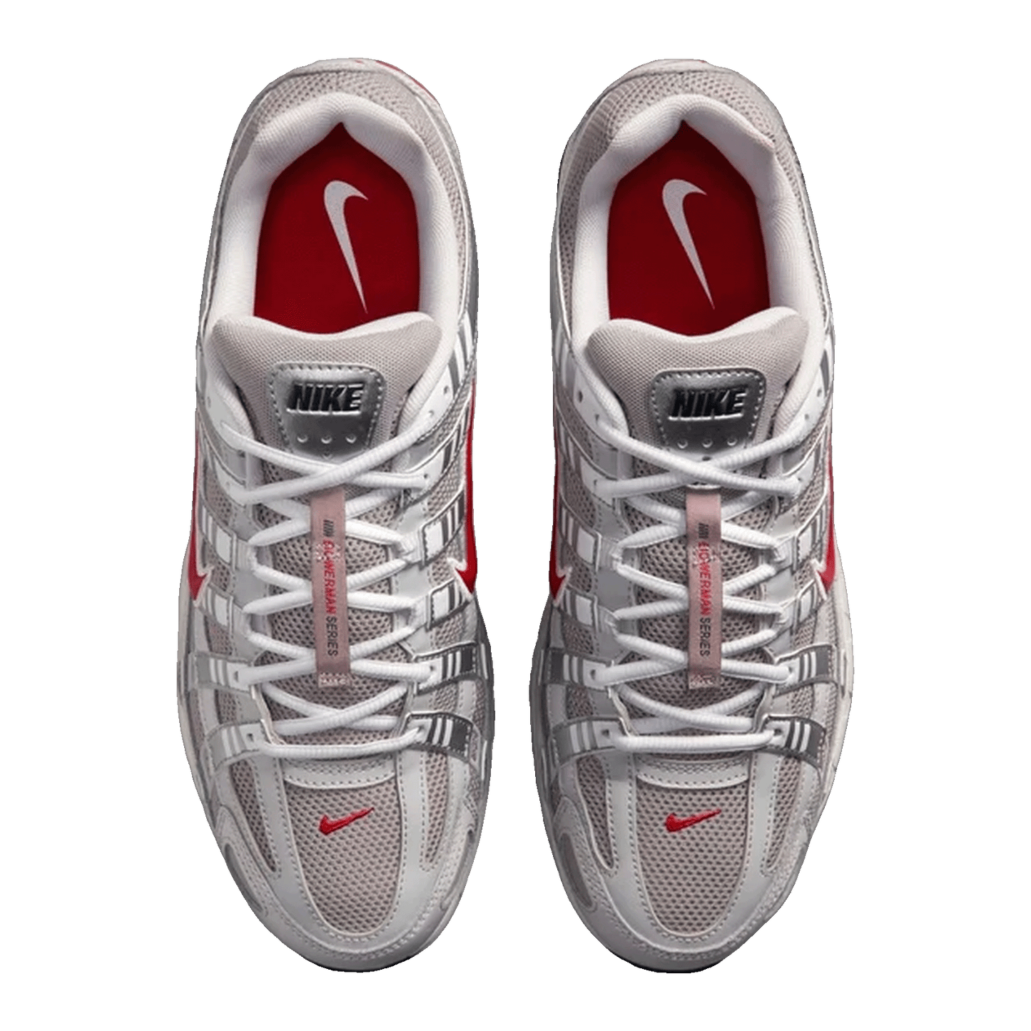 Nike P-6000 Grey Fire Red Oben CD6404-027