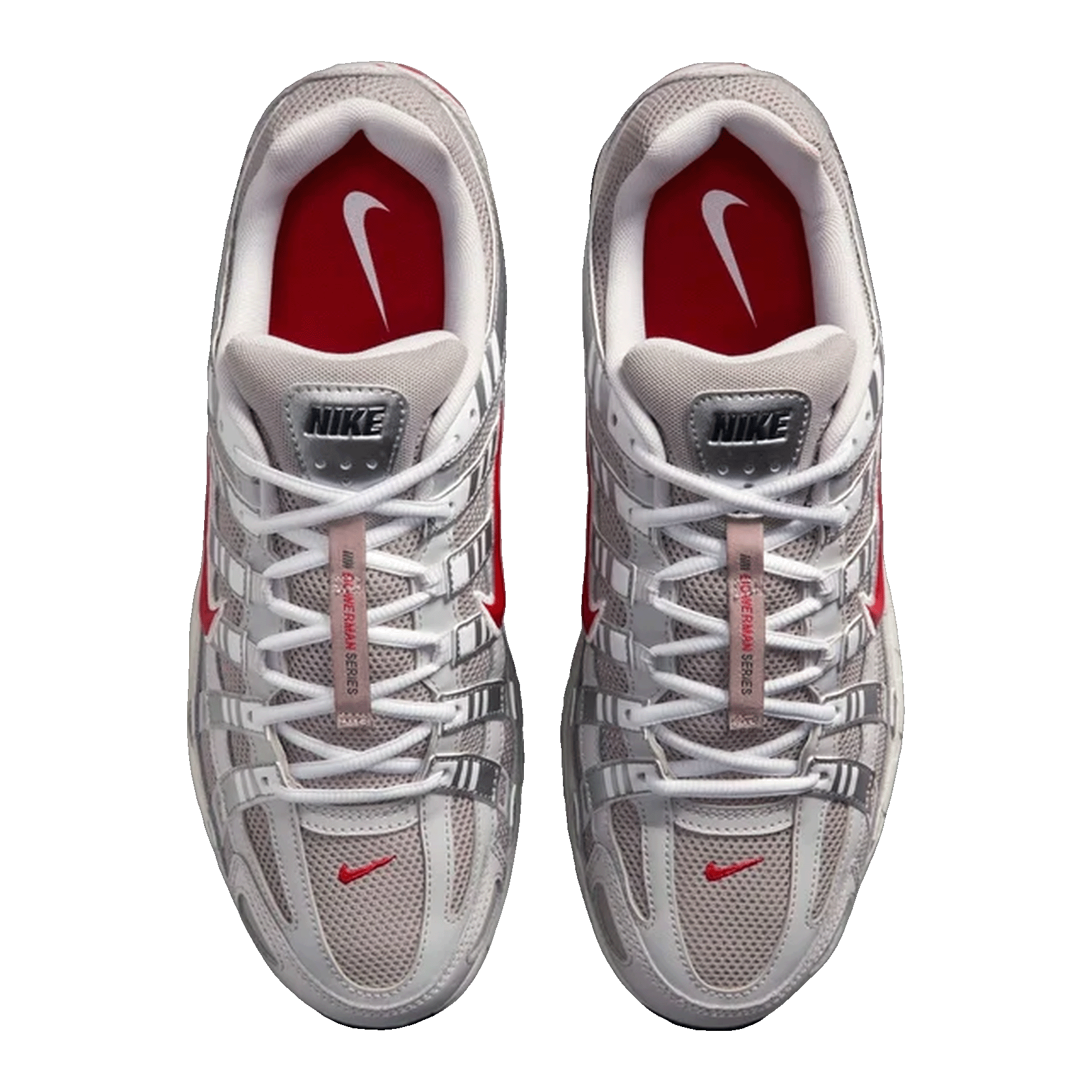 Nike P-6000 Grey Fire Red Oben CD6404-027