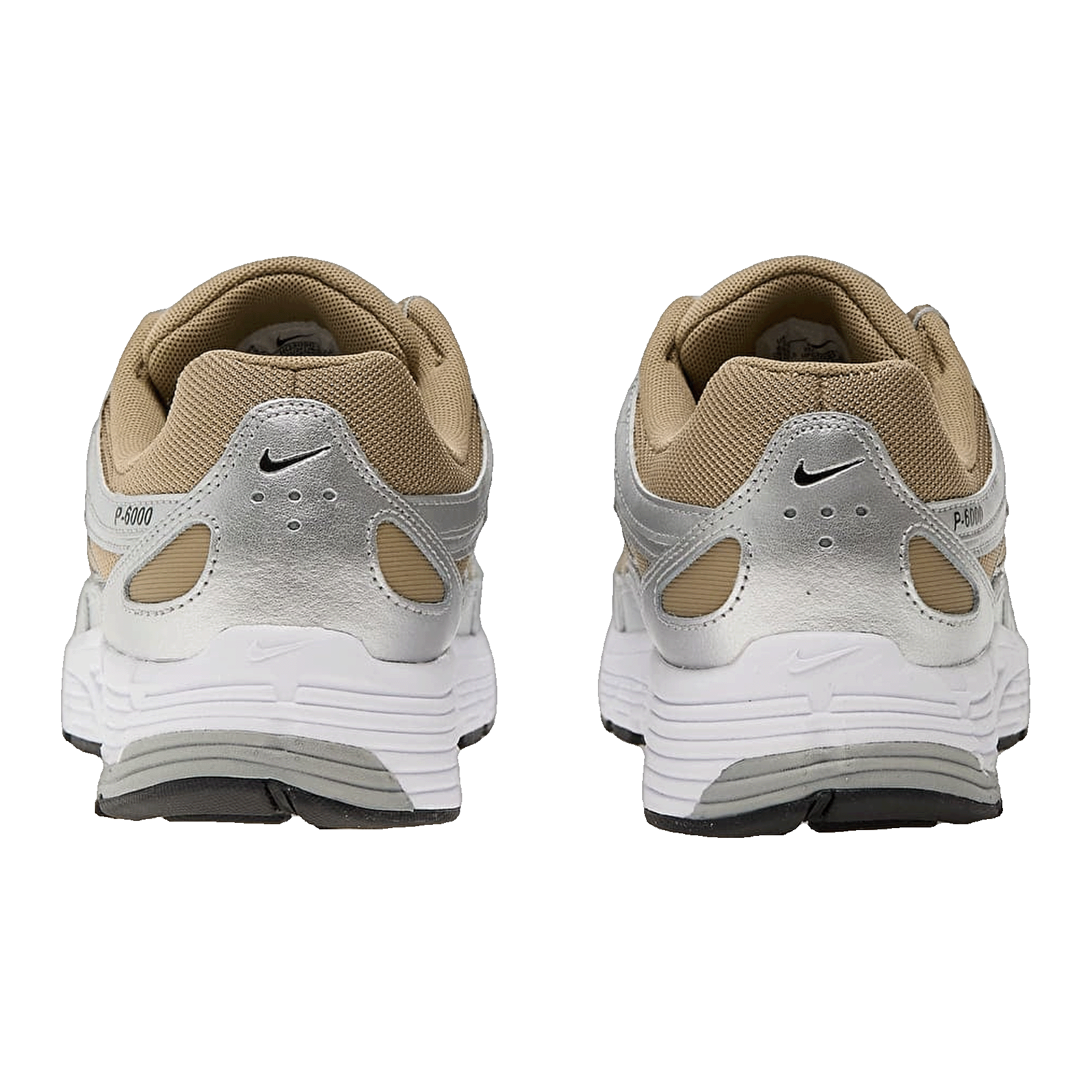 Nike P-6000 Khaki Metallic Silver Back HQ3030-200