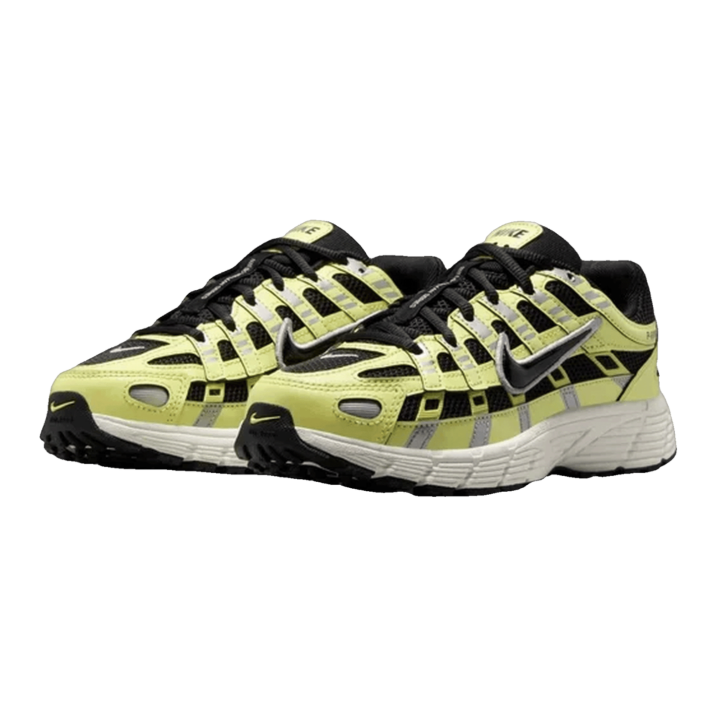 Nike P-6000 Light Lemon Twist Metallic Silver Sail Black (GS) Side HV5064-702