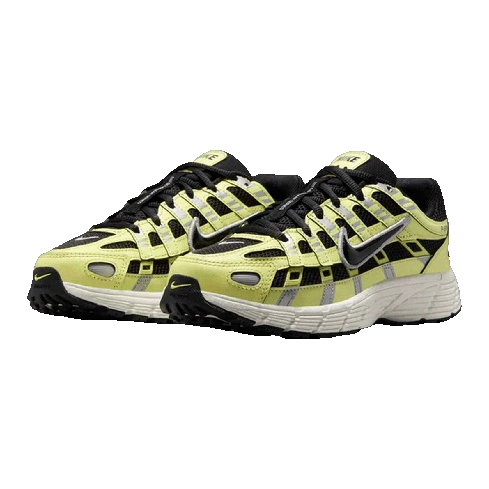 Nike P-6000 Light Lemon Twist Metallic Silver Sail Black (GS) Side HV5064-702