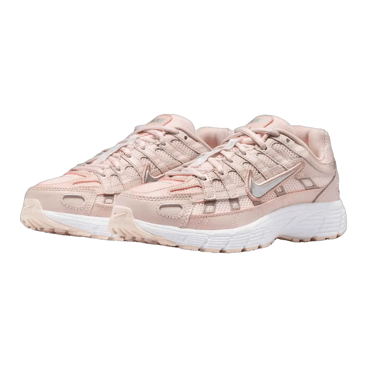 Nike P-6000 Light Soft Pink Metallic Silver (GS) Side HV5064-602