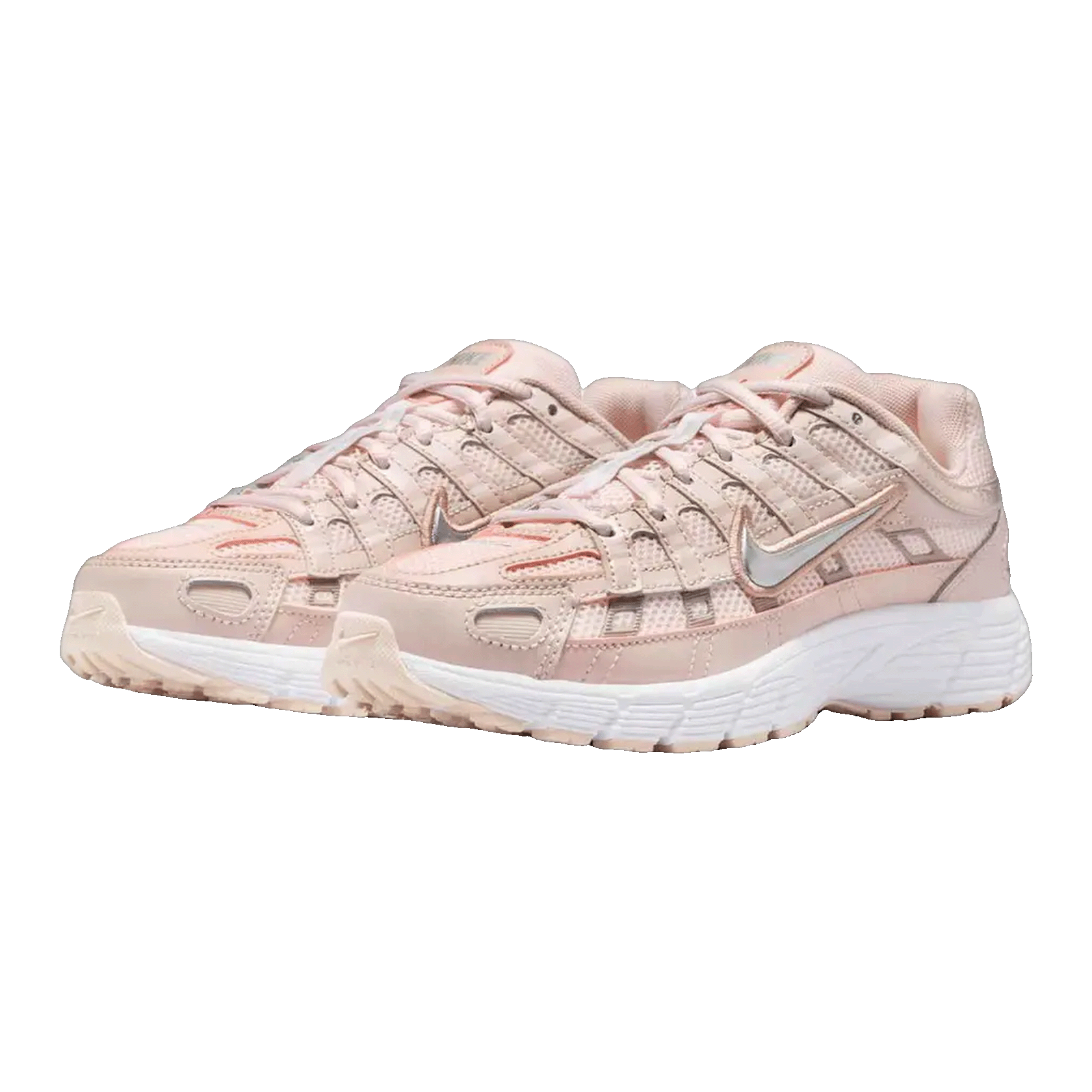 Nike P-6000 Light Soft Pink Metallic Silver (GS) Side HV5064-602