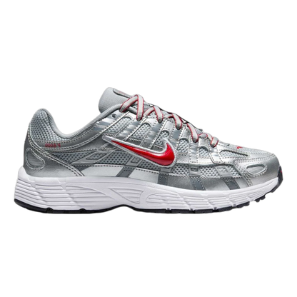 Nike P-6000 Metalic Silver Cool Red (GS) HV5064-002