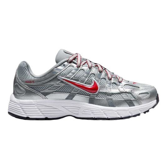Nike P-6000 Metalic Silver Cool Red (GS) HV5064-002