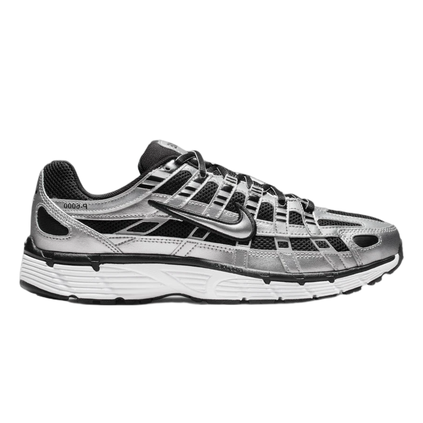 Nike P-6000 Metallic Silver Black White (W) BV1021-013