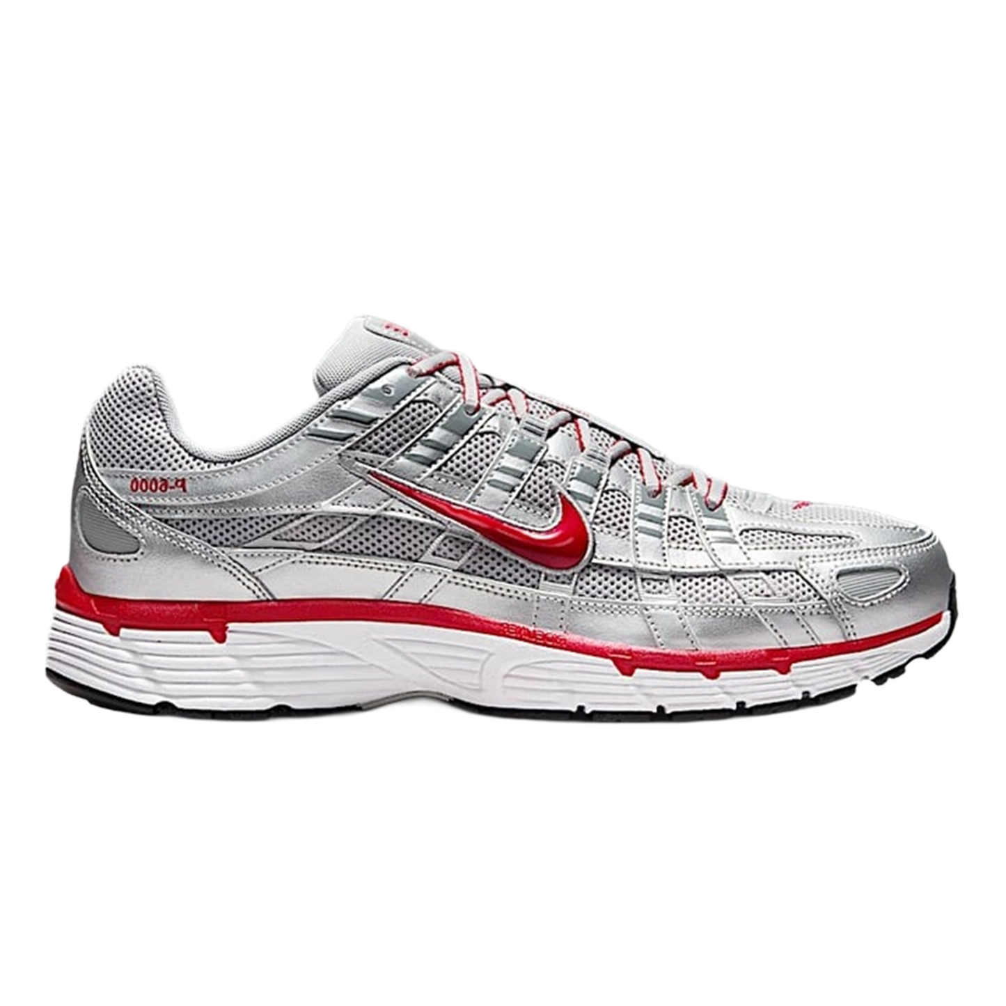 Nike P-6000 Metallic Silver Gym Red CD6404-024