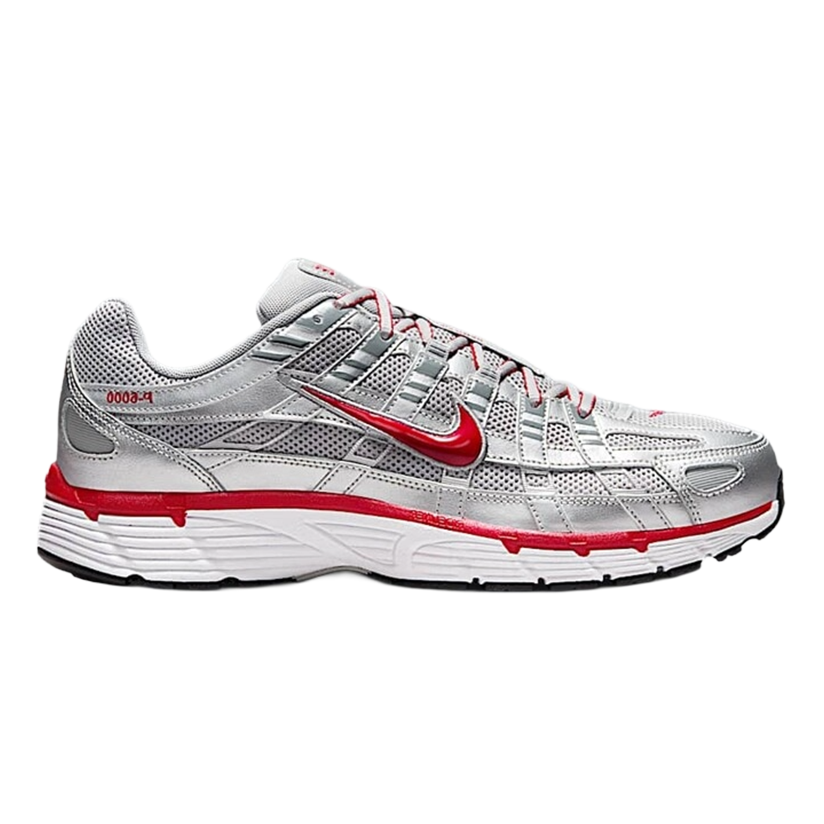 Nike P-6000 Metallic Silver Gym Red CD6404-024