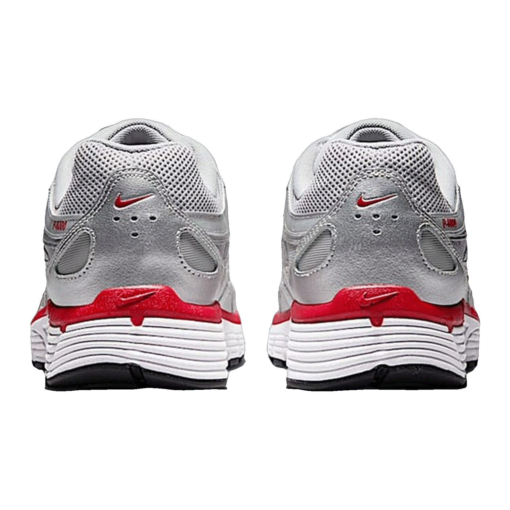 Nike P-6000 Metallic Silver Gym Red Back CD6404-024