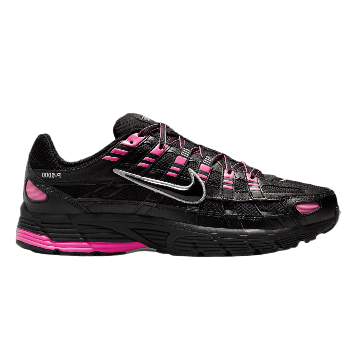 Nike P-6000 Pink Blast Metallic Silver Black CD6404-600
