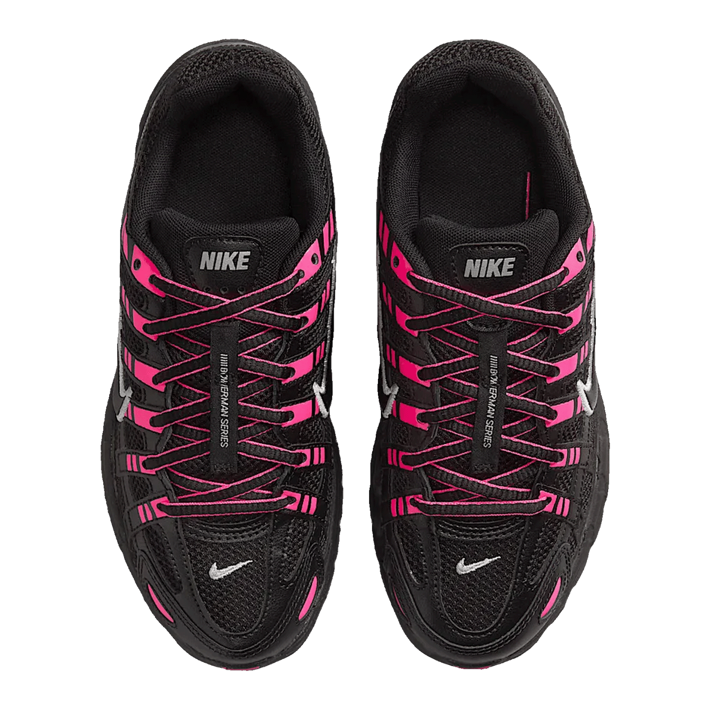 Nike P-6000 Pink Blast Metallic Silver Black (GS) Oben HV5064-600