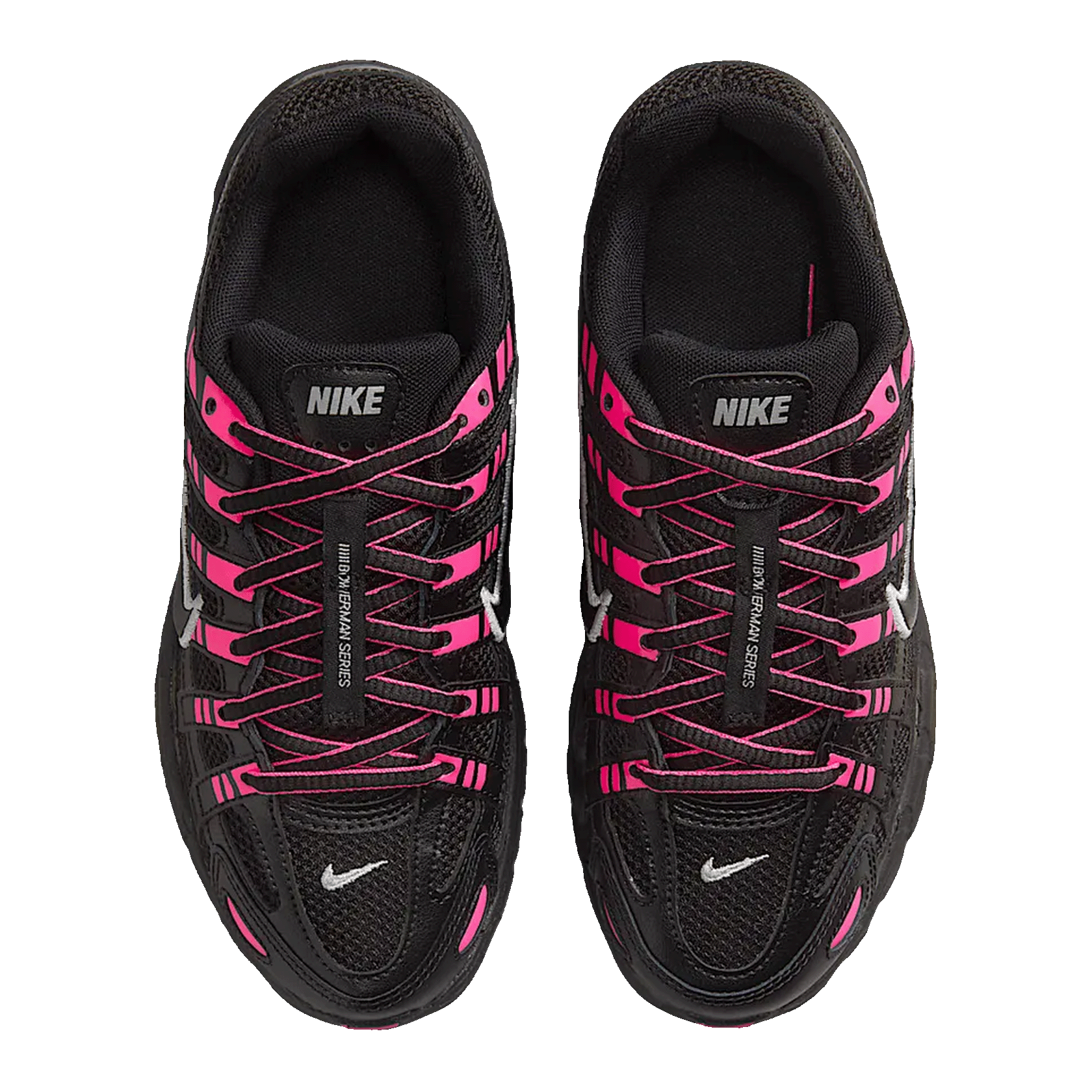Nike P-6000 Pink Blast Metallic Silver Black (GS) Oben HV5064-600