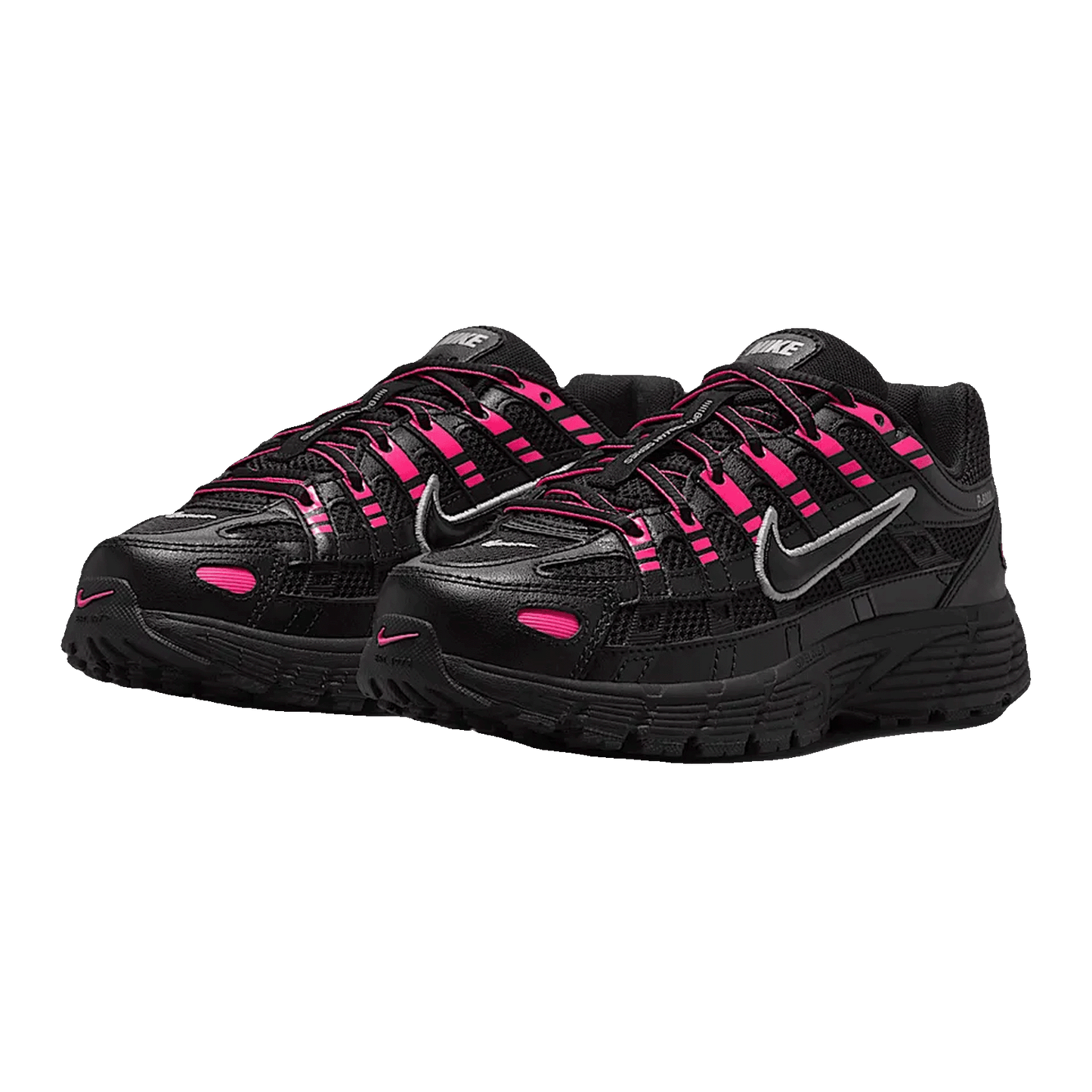 Nike P-6000 Pink Blast Metallic Silver Black (GS) Side HV5064-600
