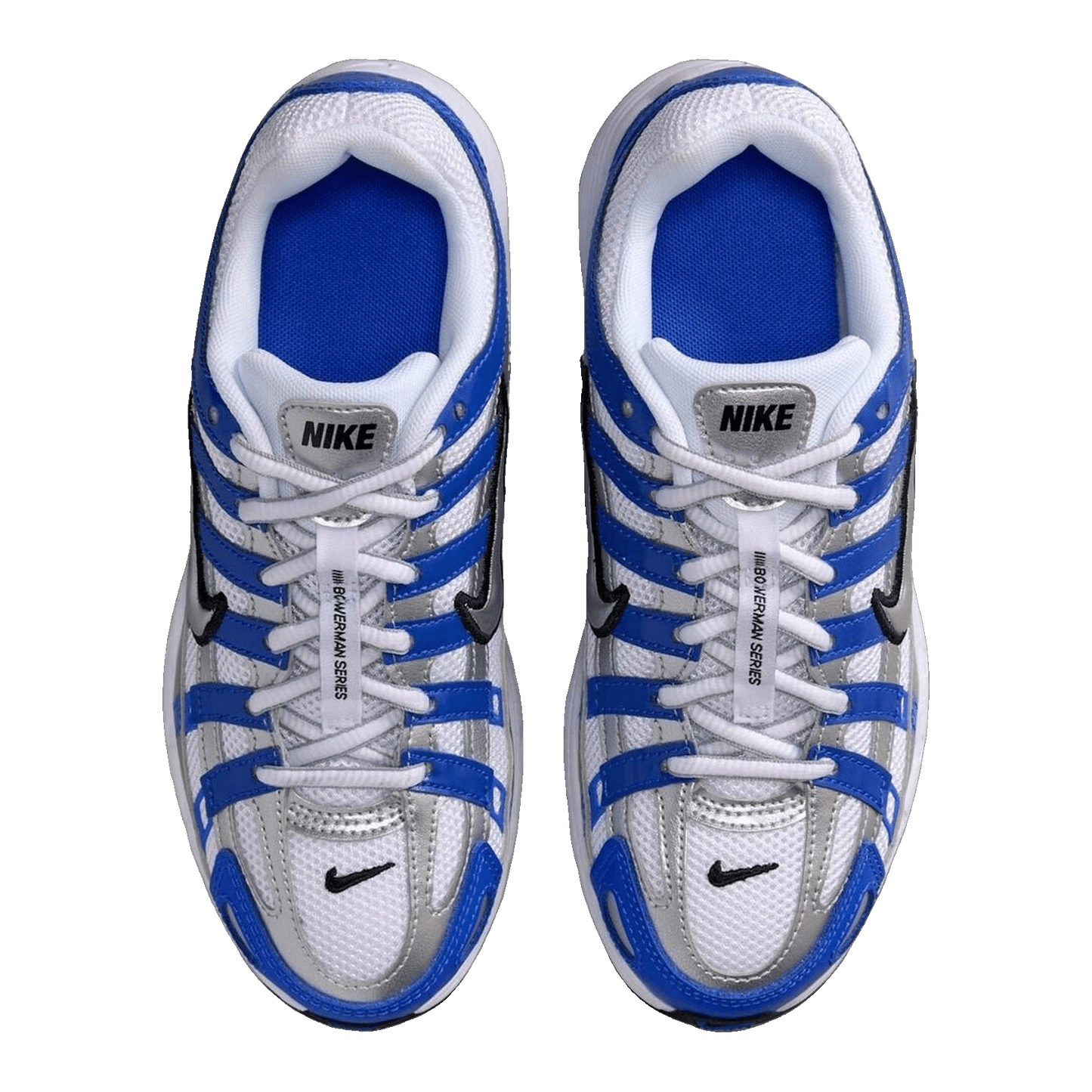 Nike P-6000 Racer Blue Metallic Silver White (GS) Oben HV5064-402