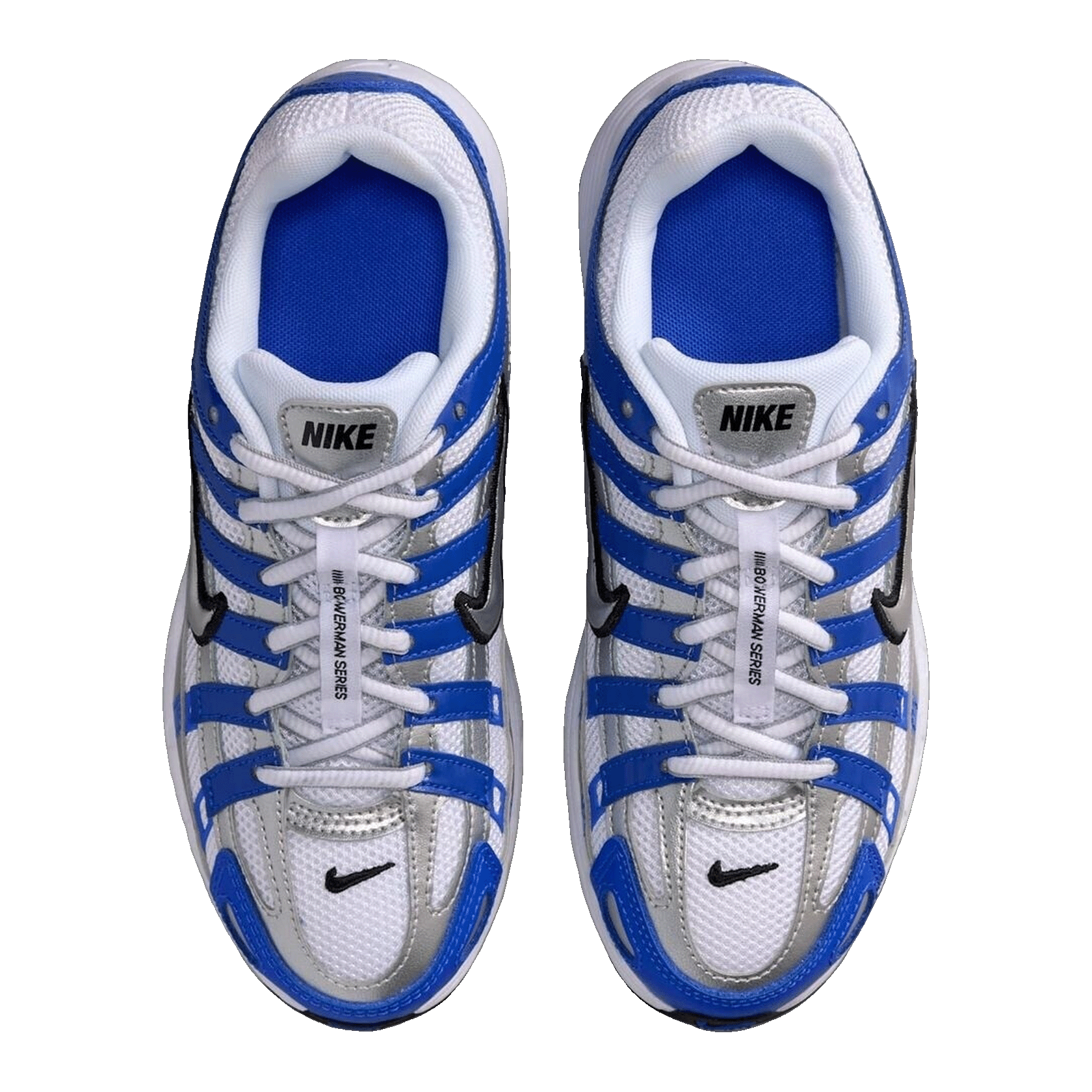 Nike P-6000 Racer Blue Metallic Silver White (GS) Oben HV5064-402