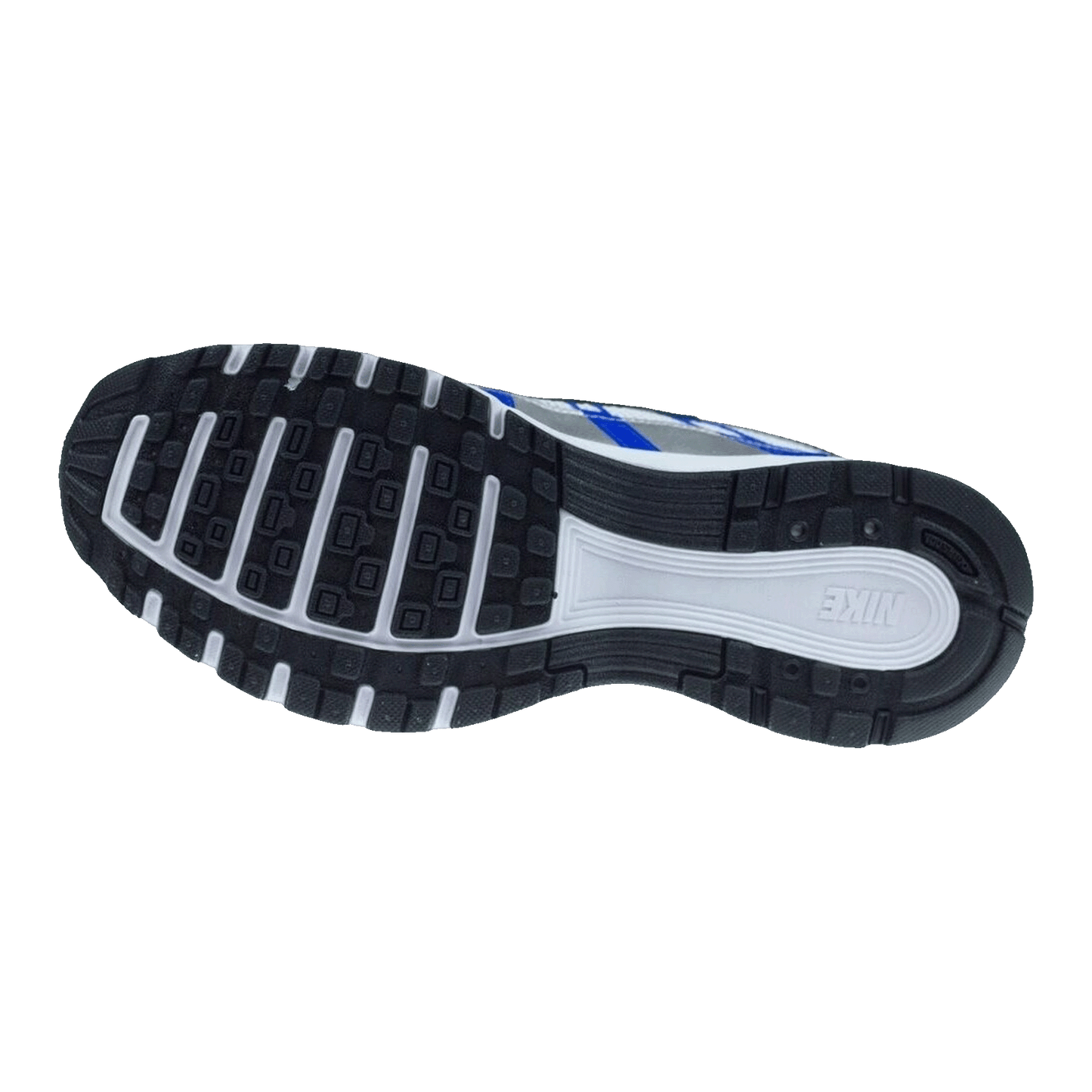 Nike P-6000 Racer Blue Metallic Silver White (GS) Sohle HV5064-402