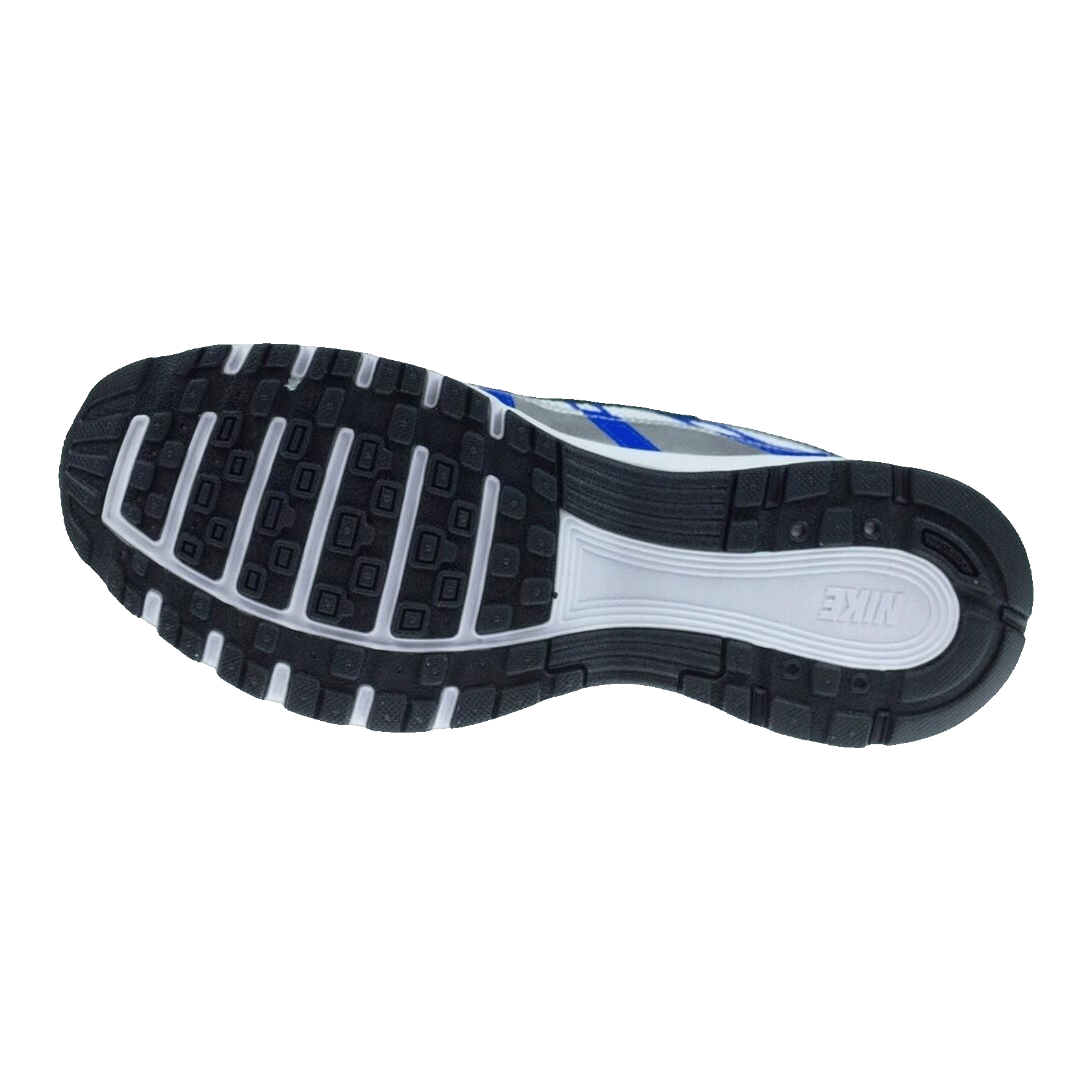 Nike P-6000 Racer Blue Metallic Silver White (GS) Sohle HV5064-402