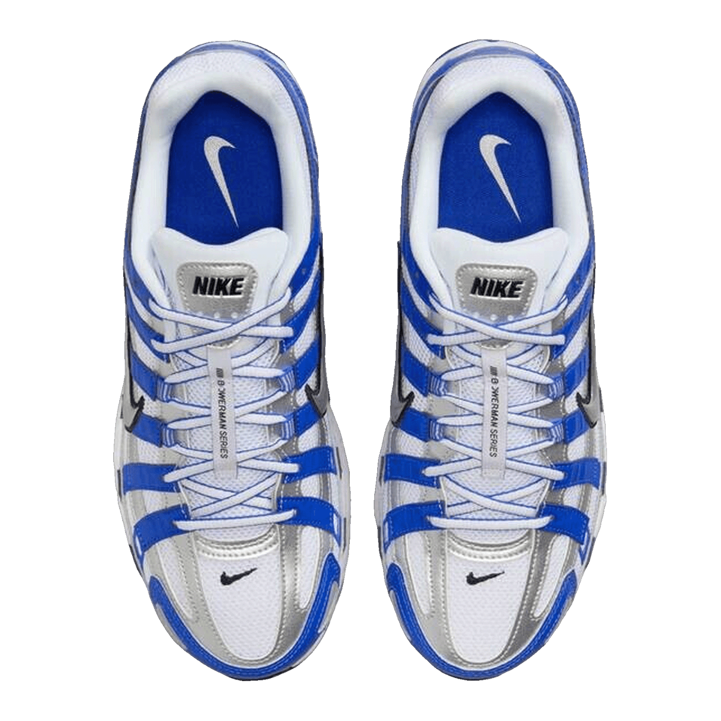 Nike P-6000 Racer Blue Metallic Silver White Oben CD6404-403