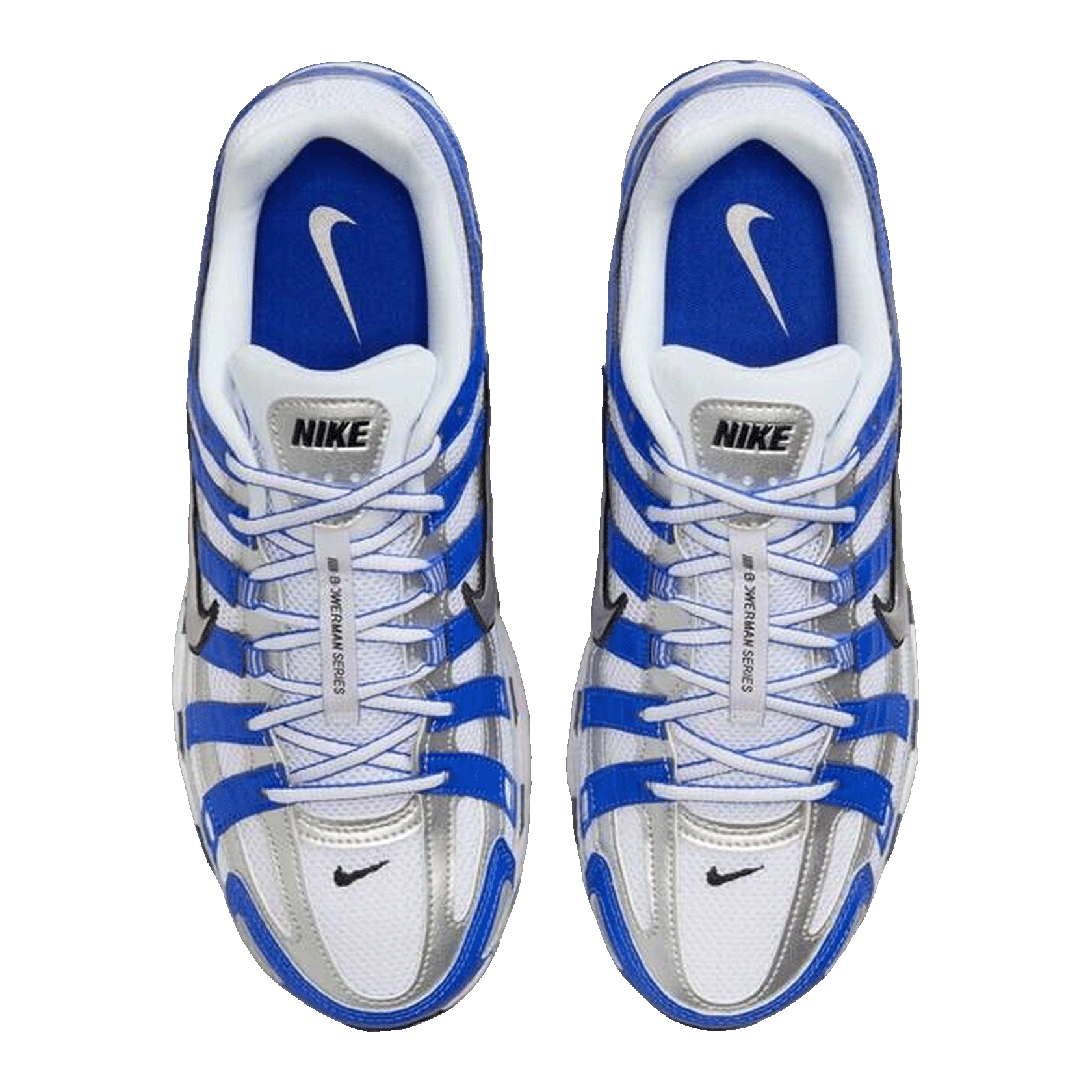 Nike P-6000 Racer Blue Metallic Silver White Oben CD6404-403
