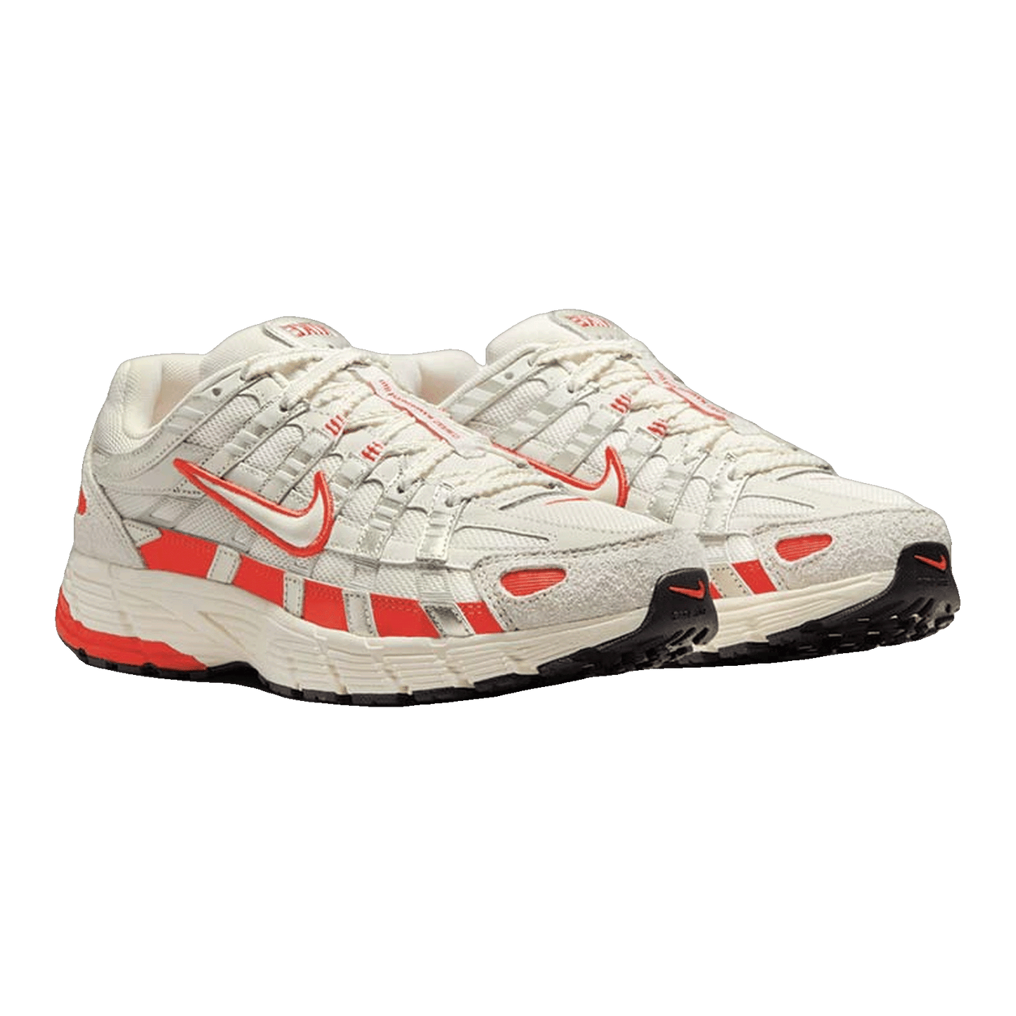 Nike P-6000 Sail Pale Ivory Light Bone Picante Red (W) Side HV5230-133