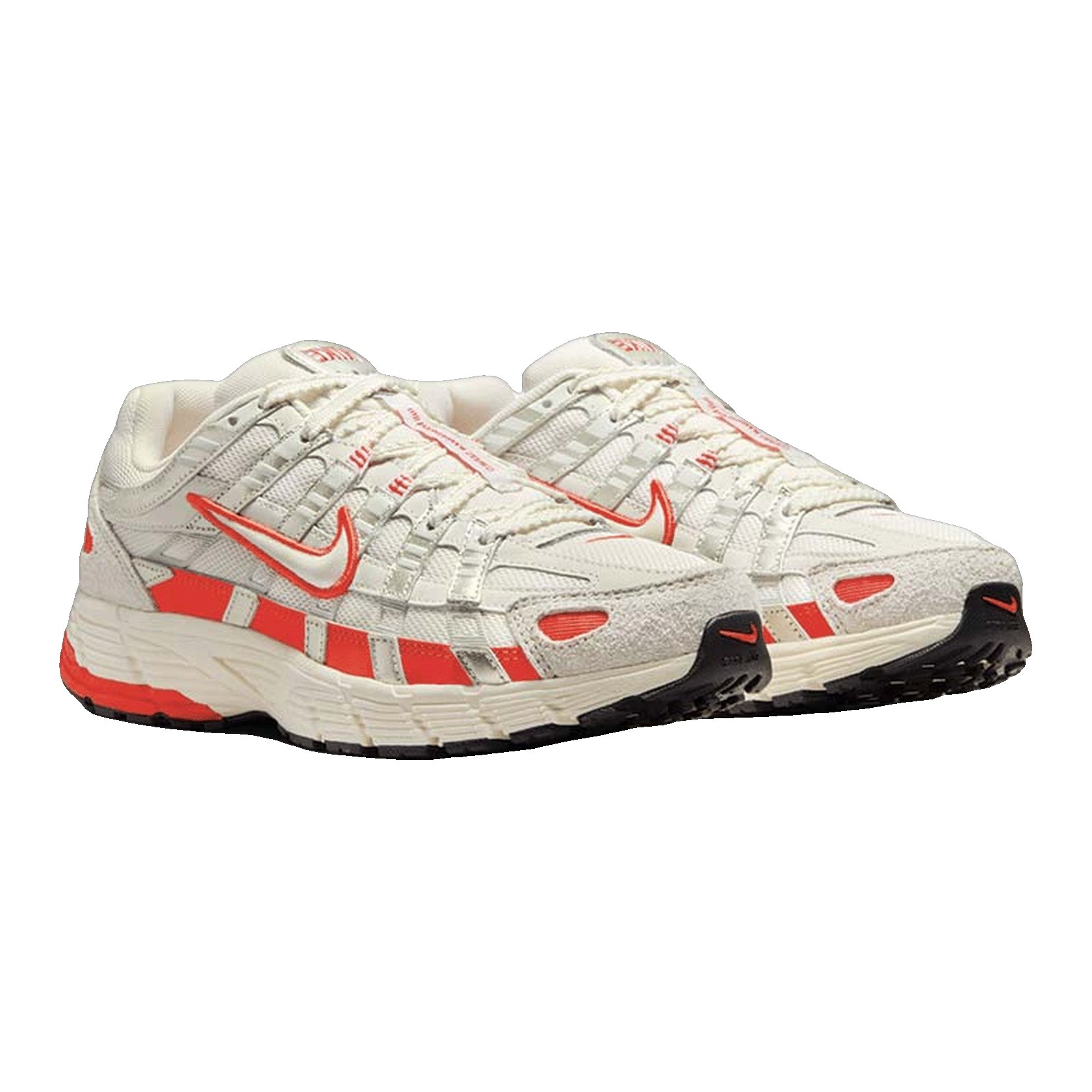Nike P-6000 Sail Pale Ivory Light Bone Picante Red (W) Side HV5230-133