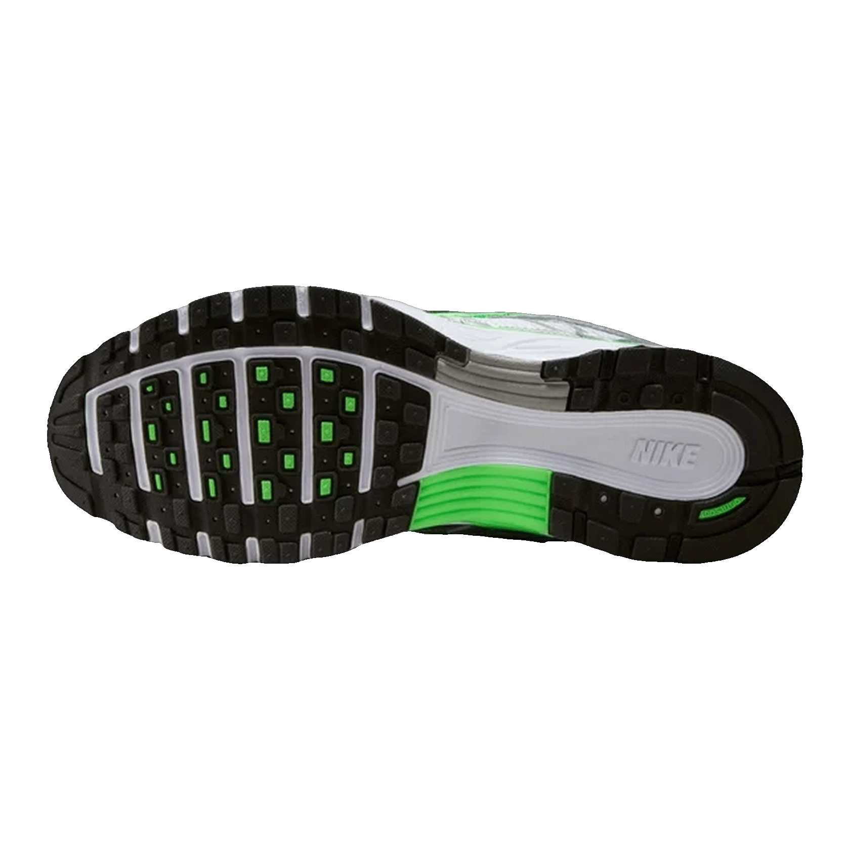 Nike P-6000 SE Metallic Silver White Green Strike Sohle IB2985-001