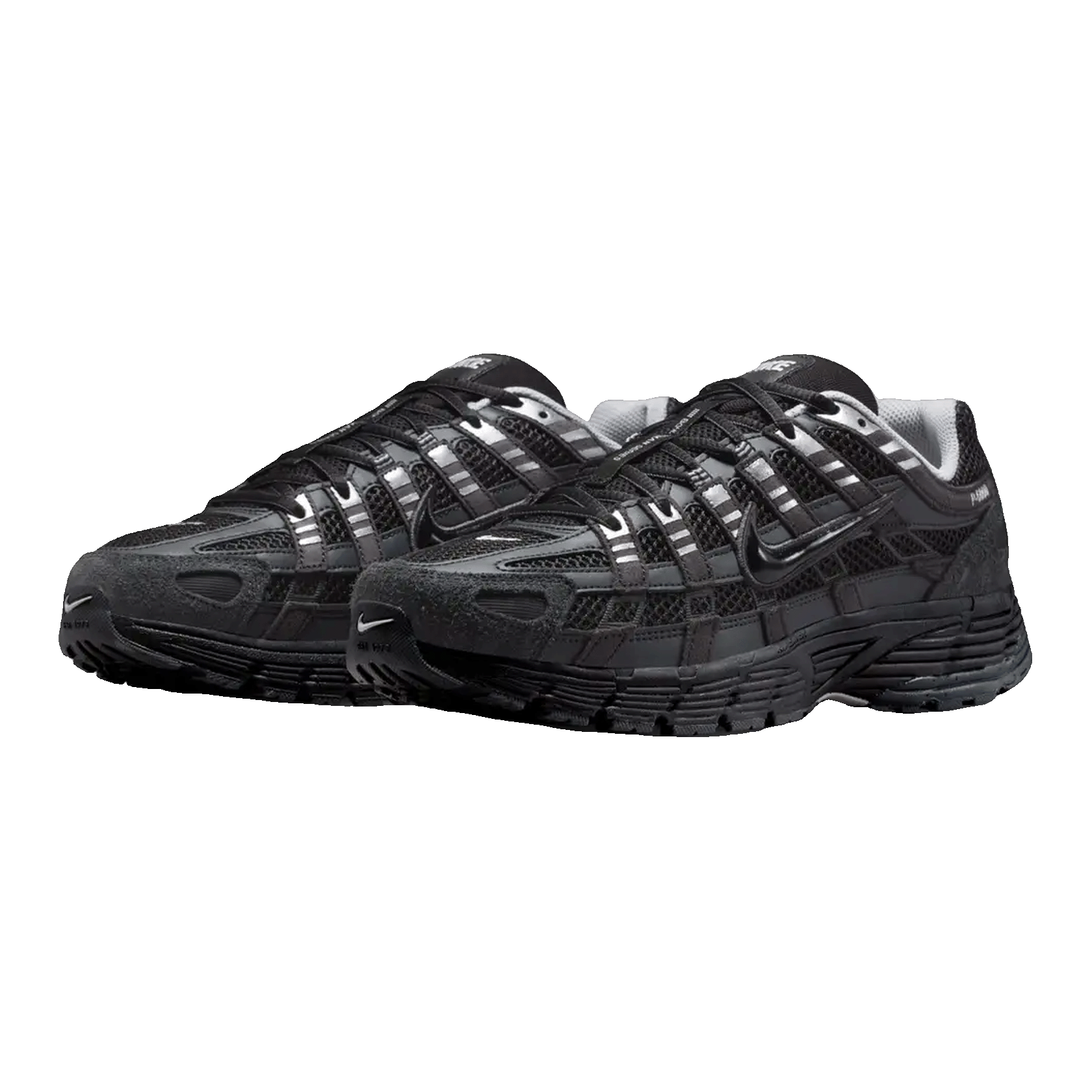 Nike P-6000 Suede Anthracite Metallic Silver Side HF0015-002