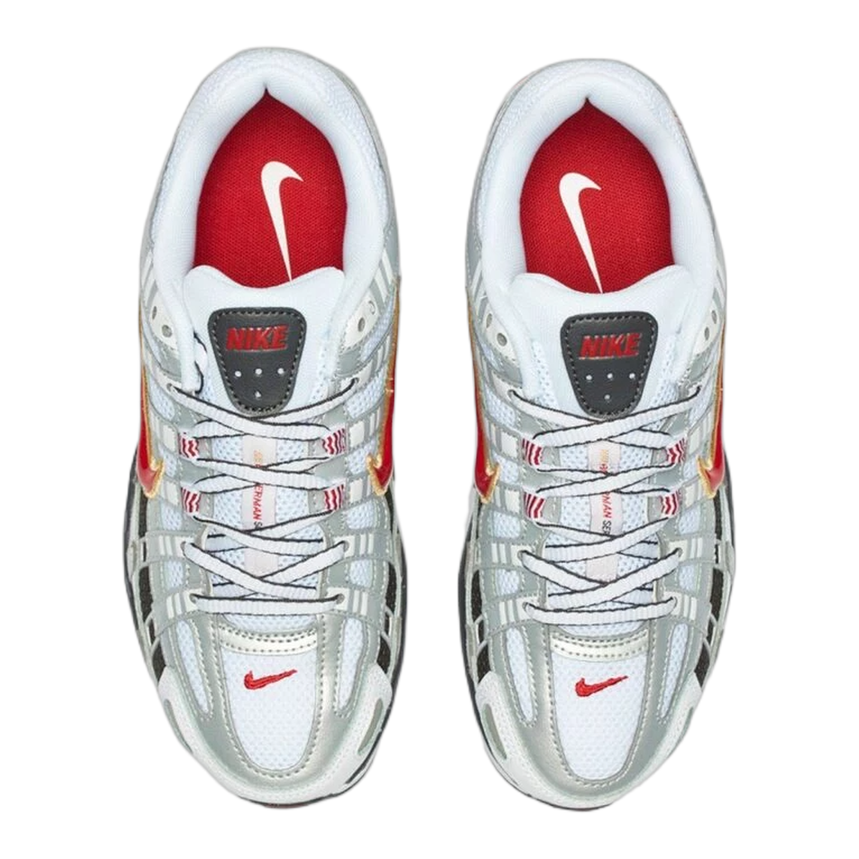 Nike P-6000 White Gold Red (W) Oben BV1021-101