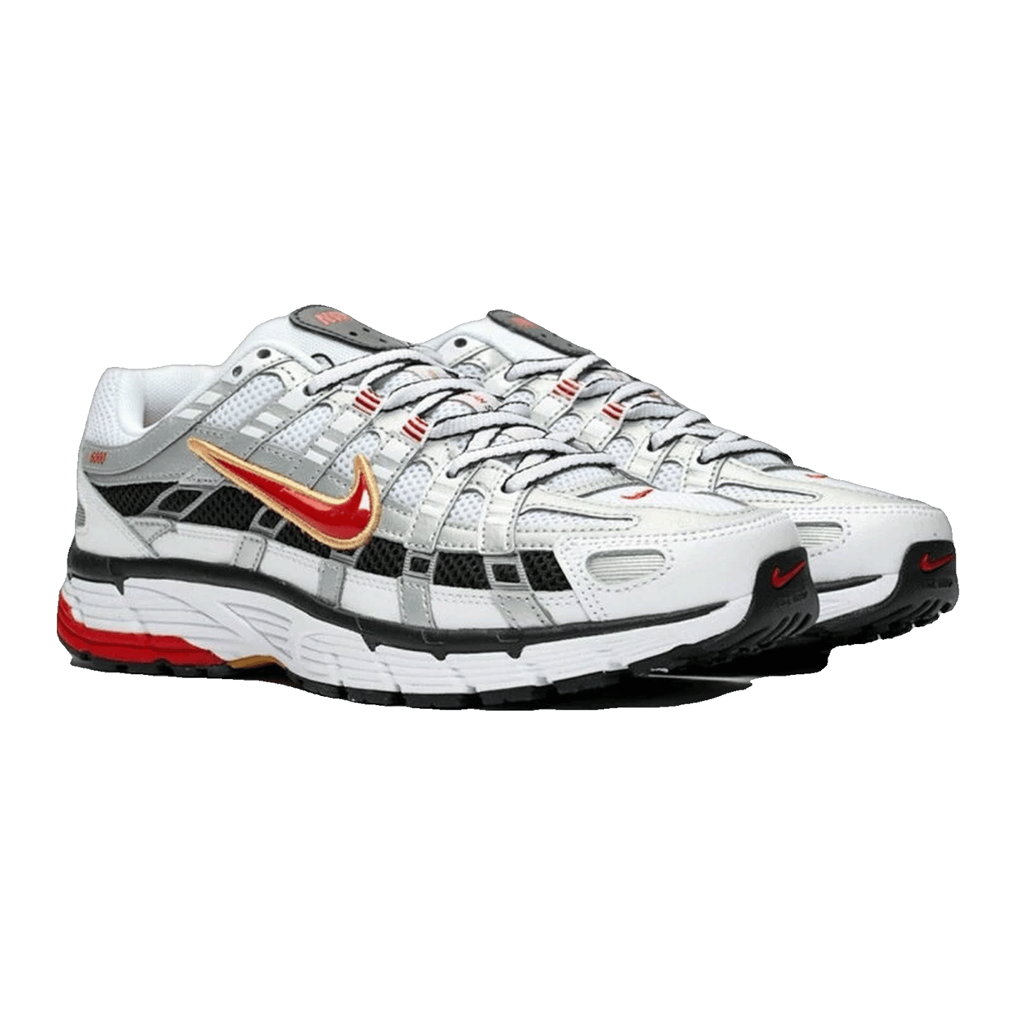 Nike P-6000 White Gold Red (W) Side BV1021-101