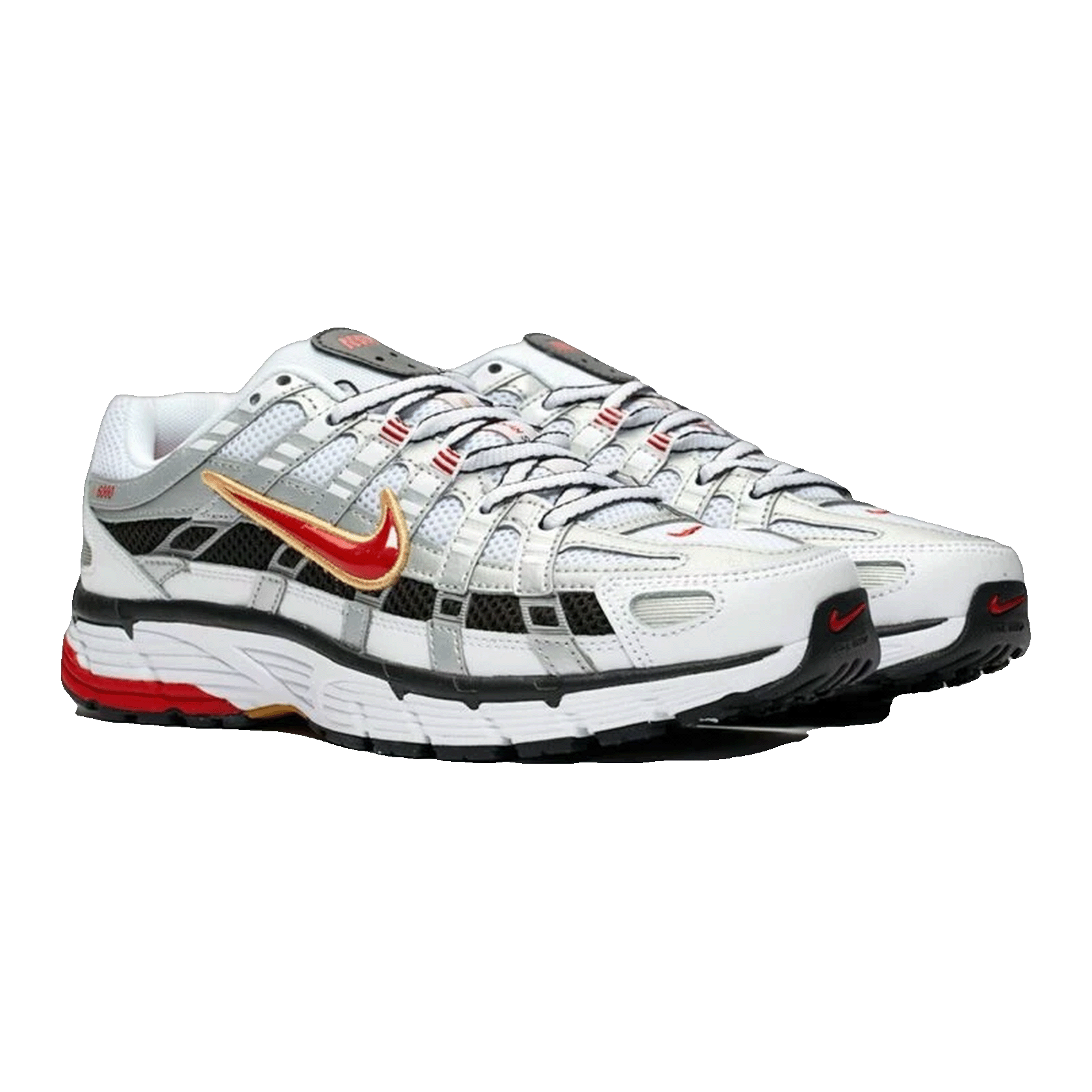 Nike P-6000 White Gold Red (W) Side BV1021-101