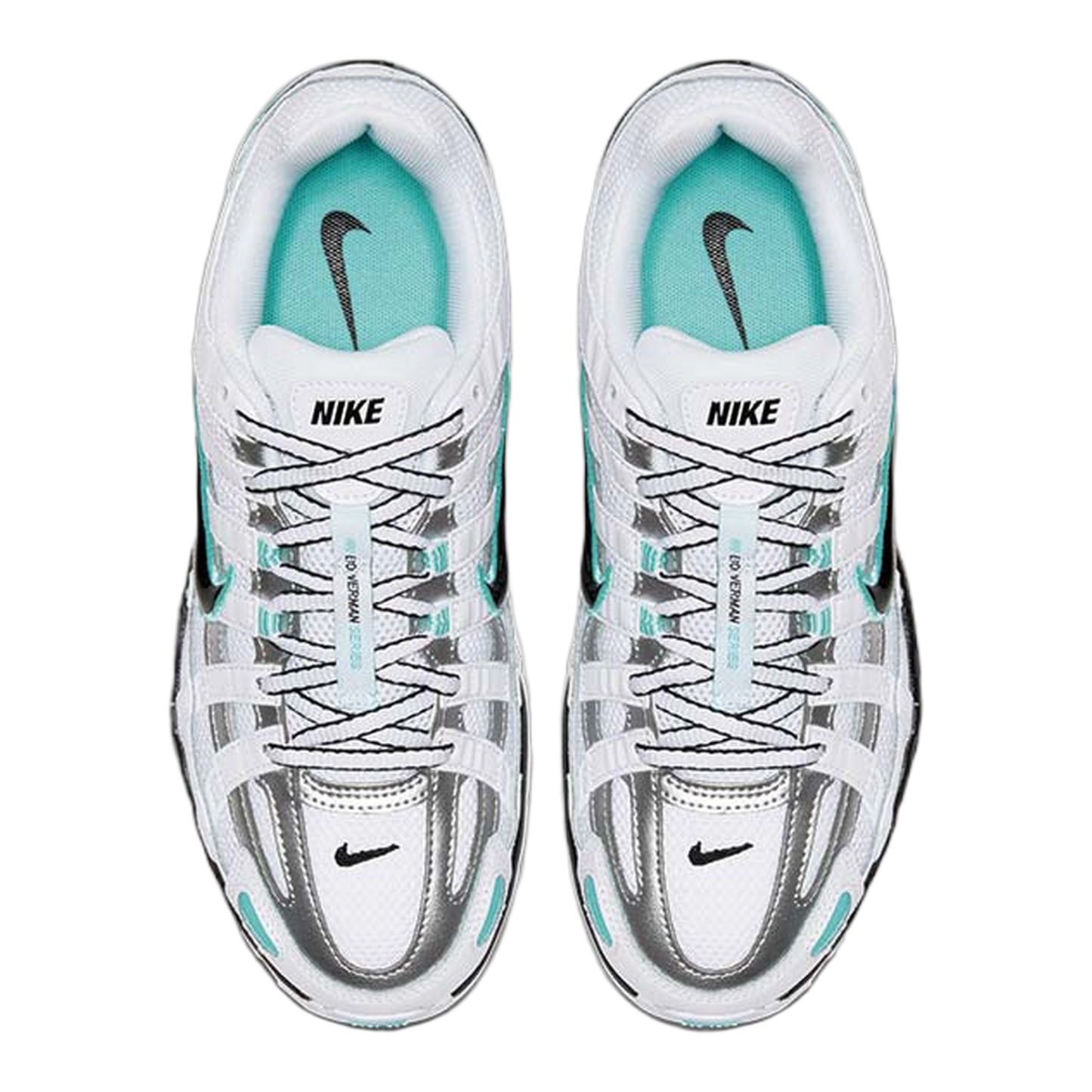 Nike P-6000 White Light Aqua (W) Oben