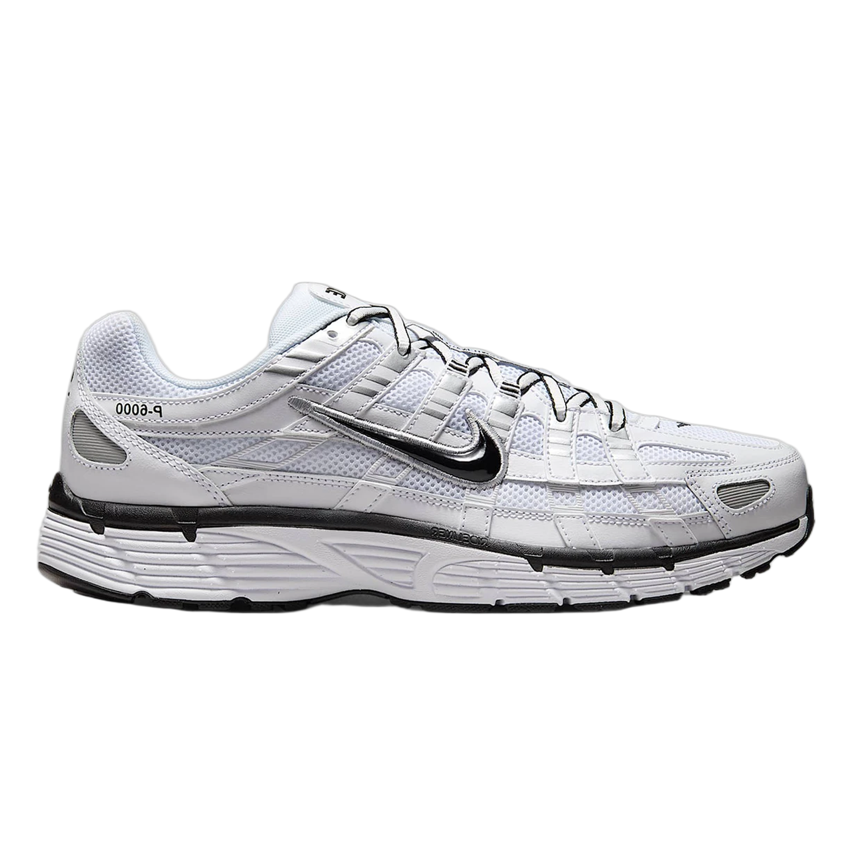Nike P-6000 White Metallic Silver Black CD6404-107