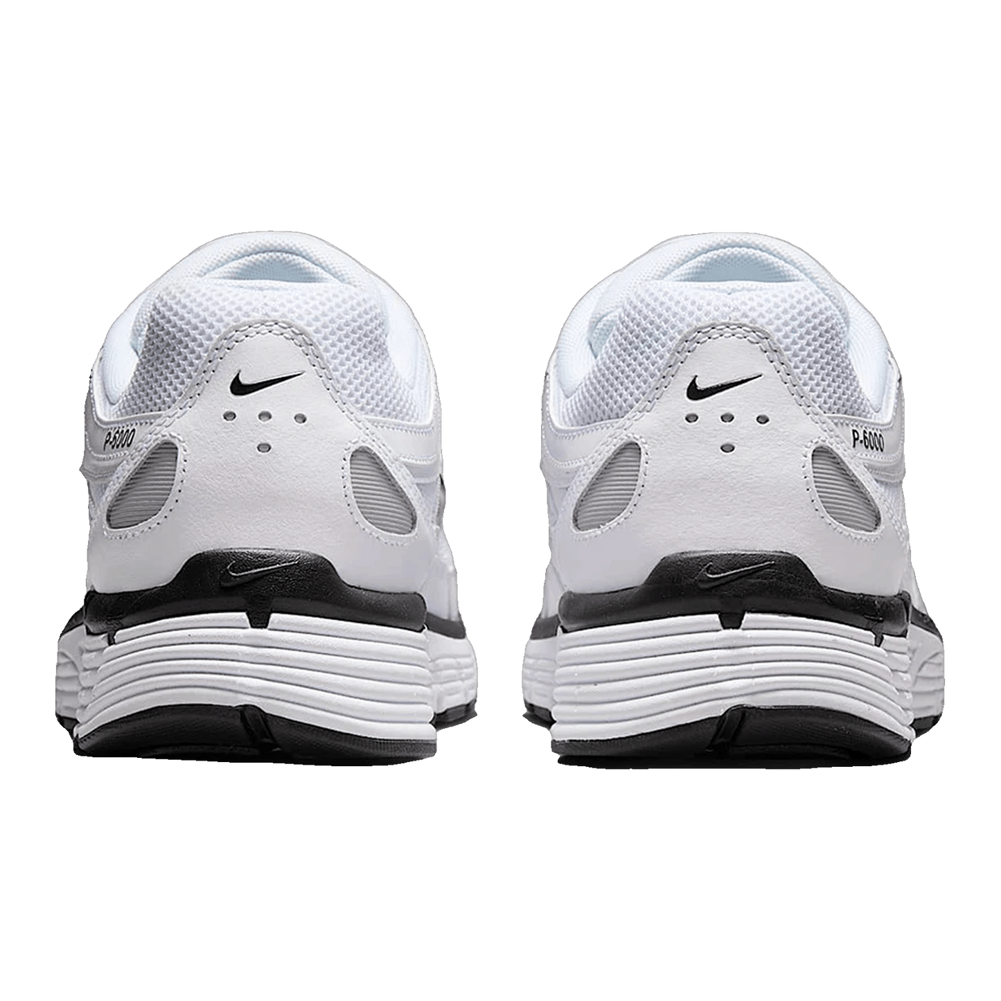 Nike P-6000 White Metallic Silver Black Back CD6404-107