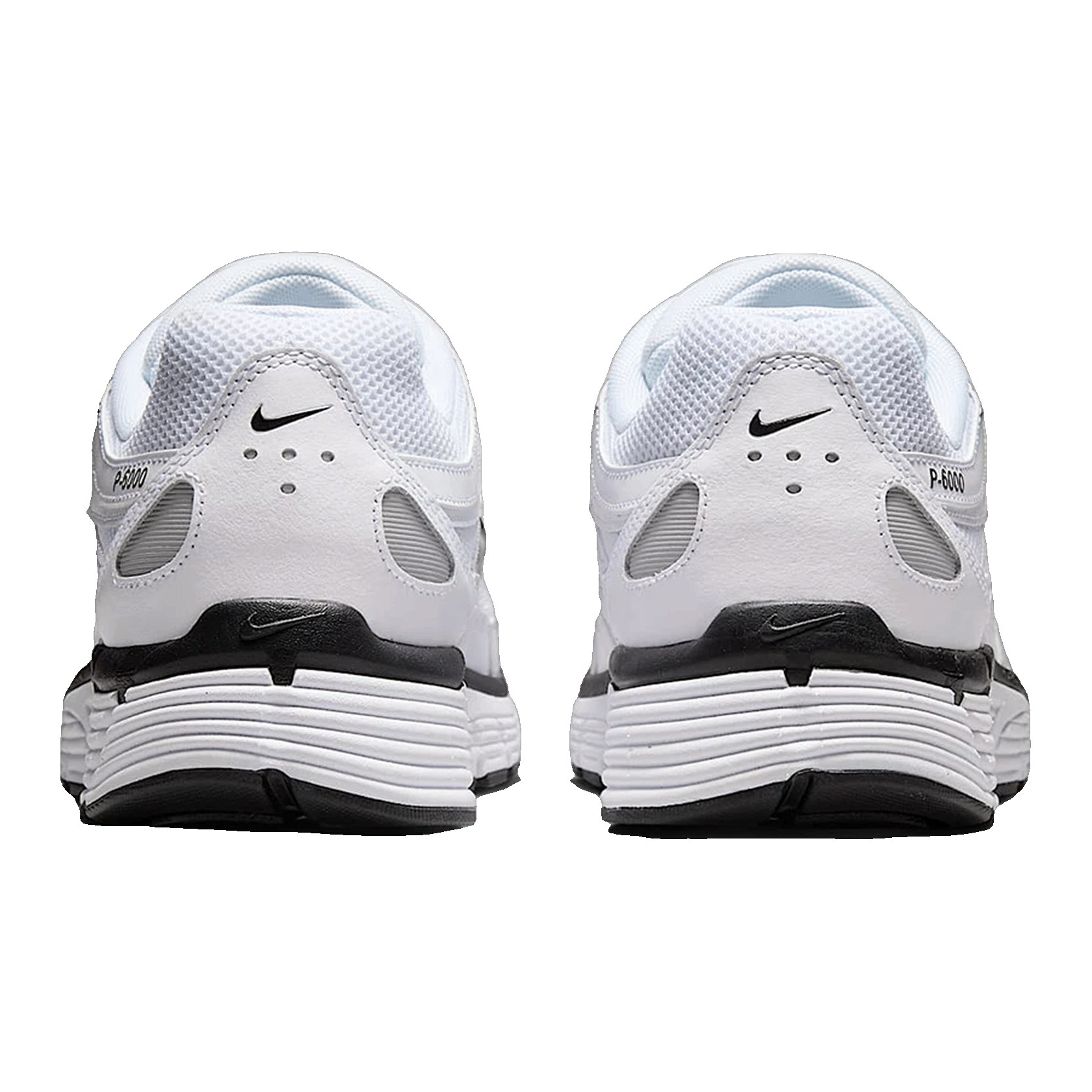 Nike P-6000 White Metallic Silver Black Back CD6404-107