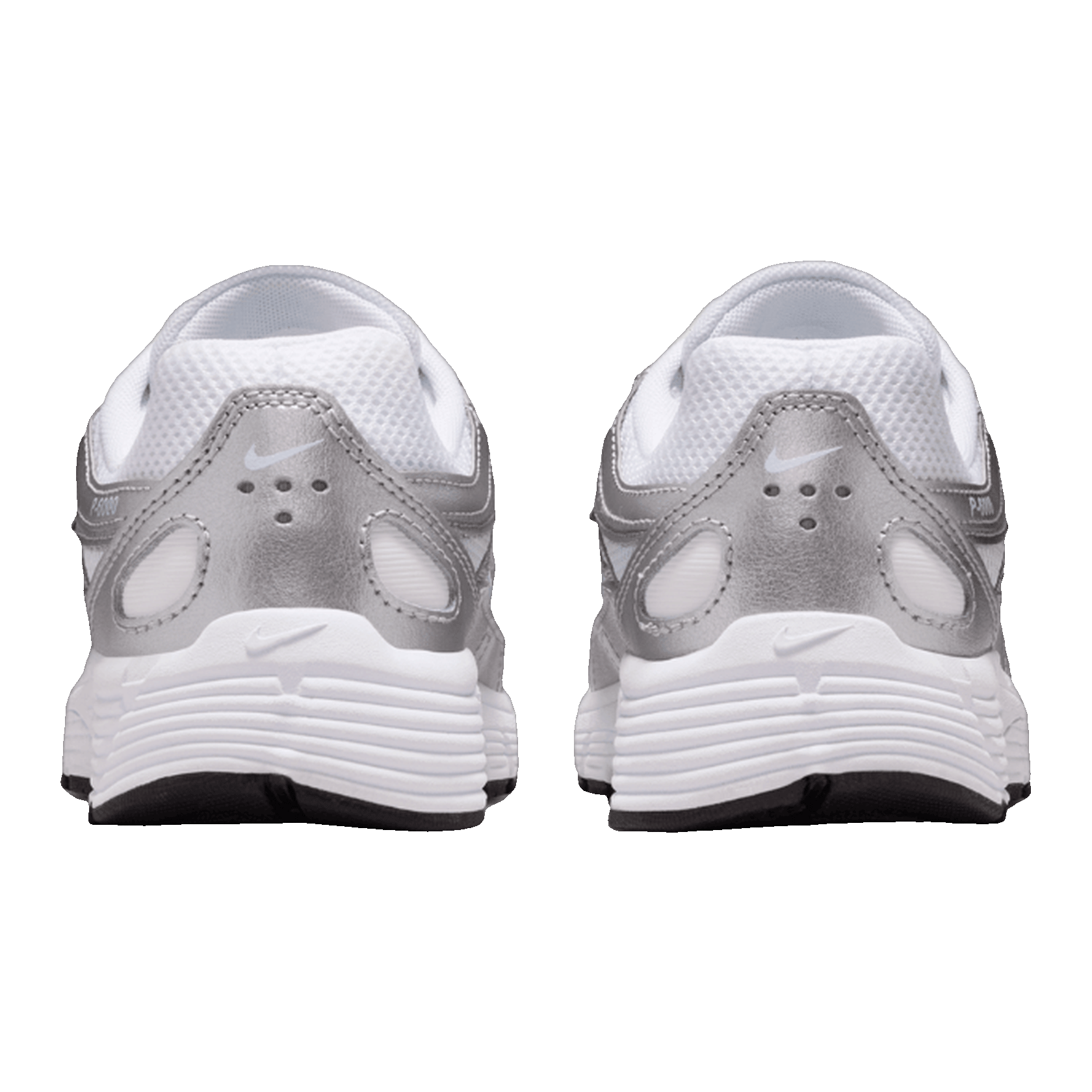 Nike P-6000 White Metallic Silver (GS) Back HV5064-101