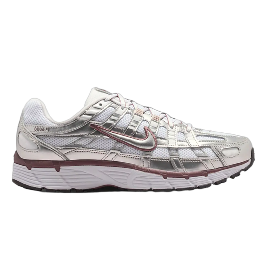 Nike P-6000 White Metallic Silver Tattoo (W) BV1021-110