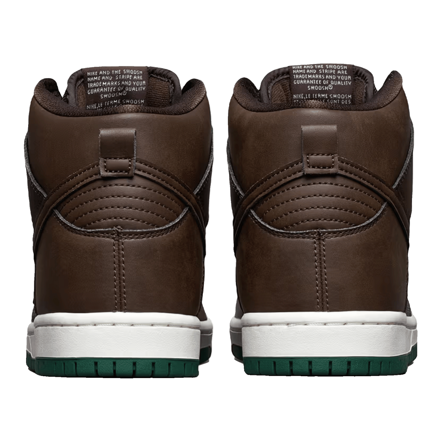 Nike SB Dunk High Baroque Brown Vegan Leather Back