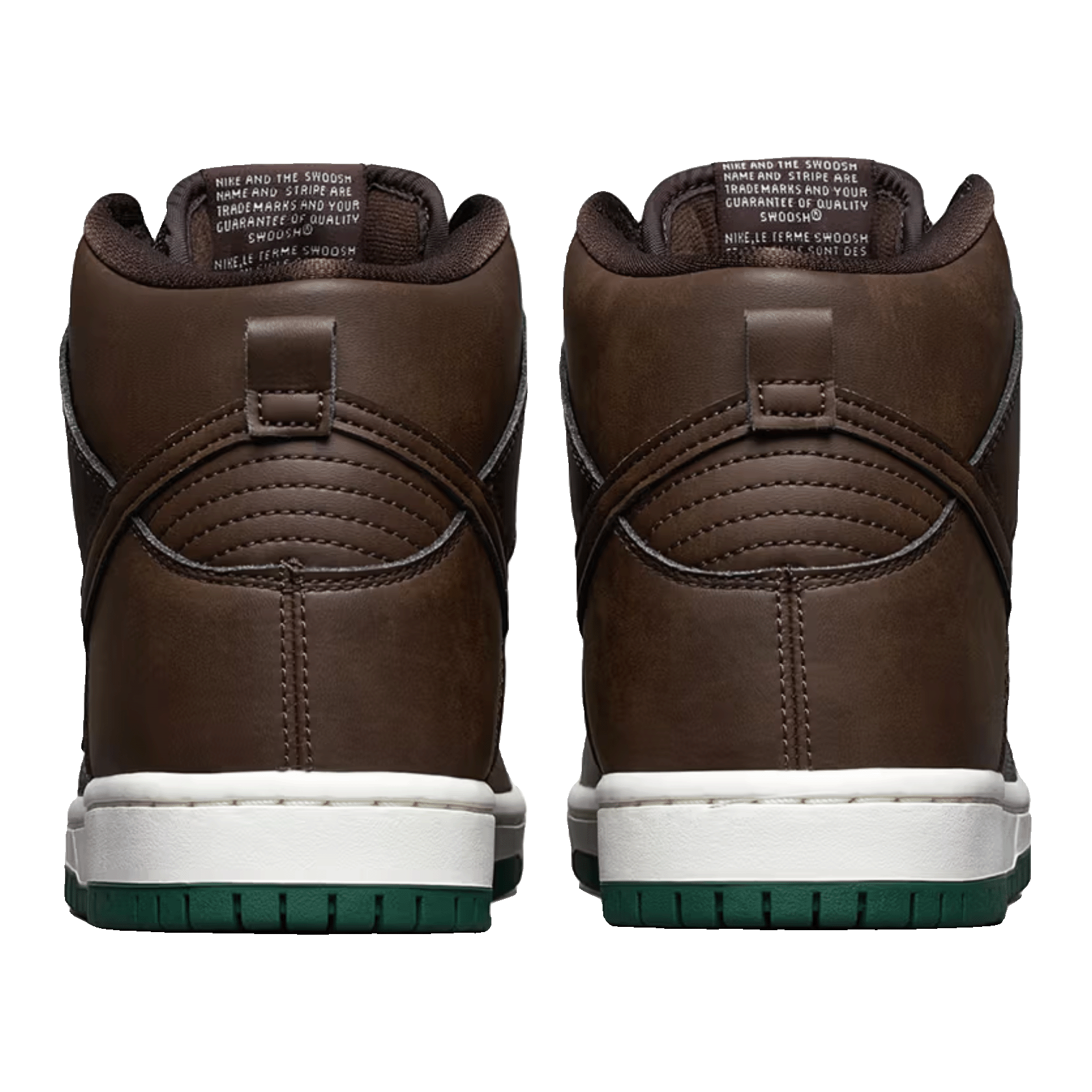 Nike SB Dunk High Baroque Brown Vegan Leather Back