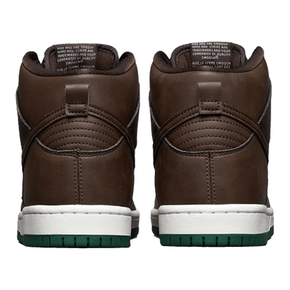 Nike SB Dunk High Baroque Brown Vegan Leather Back