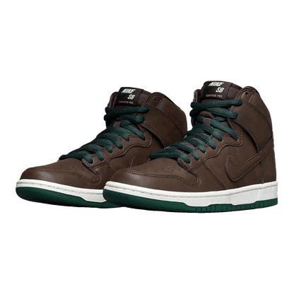 Nike SB Dunk High Baroque Brown Vegan Leather Side