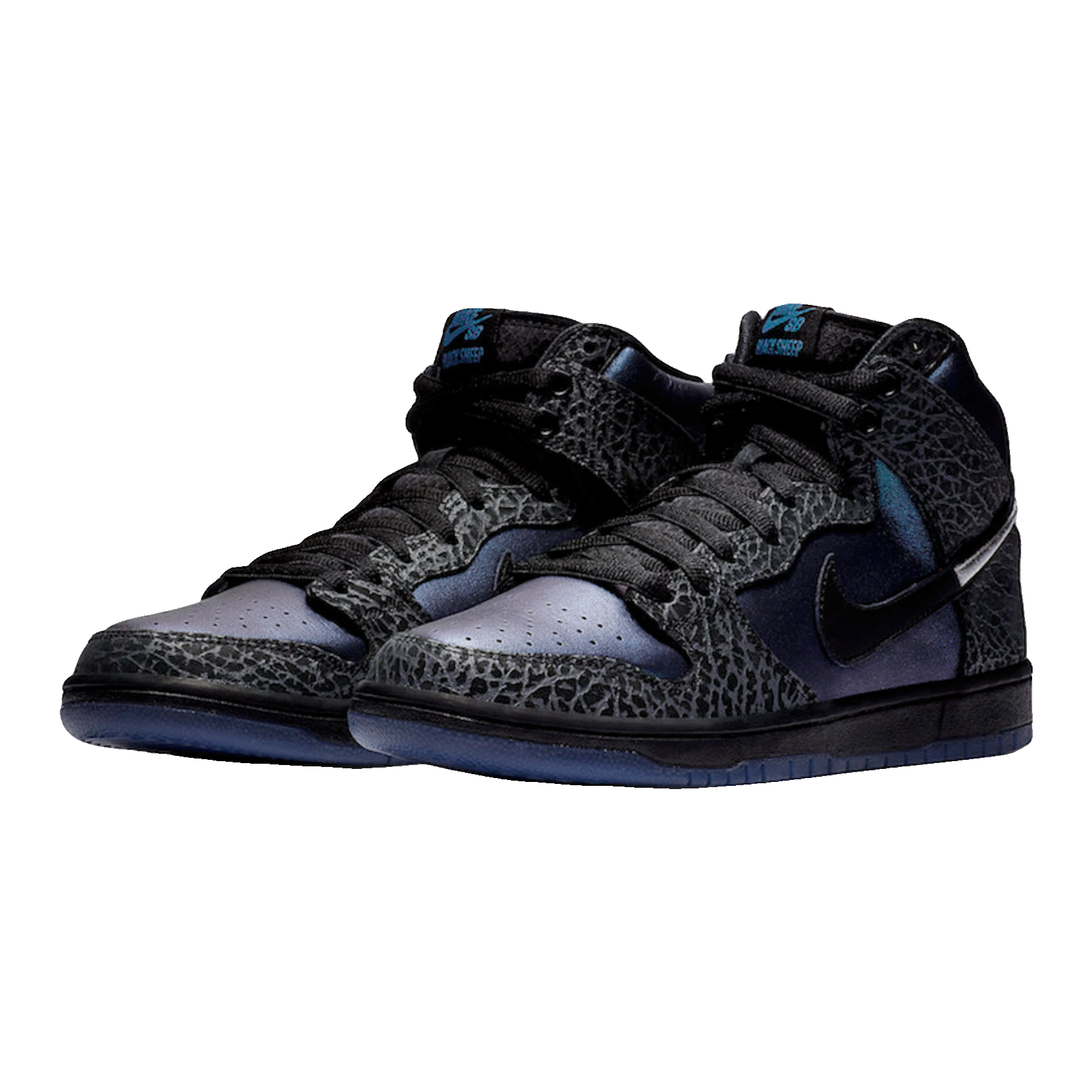 Nike SB Dunk High Black Sheep Hornet Side