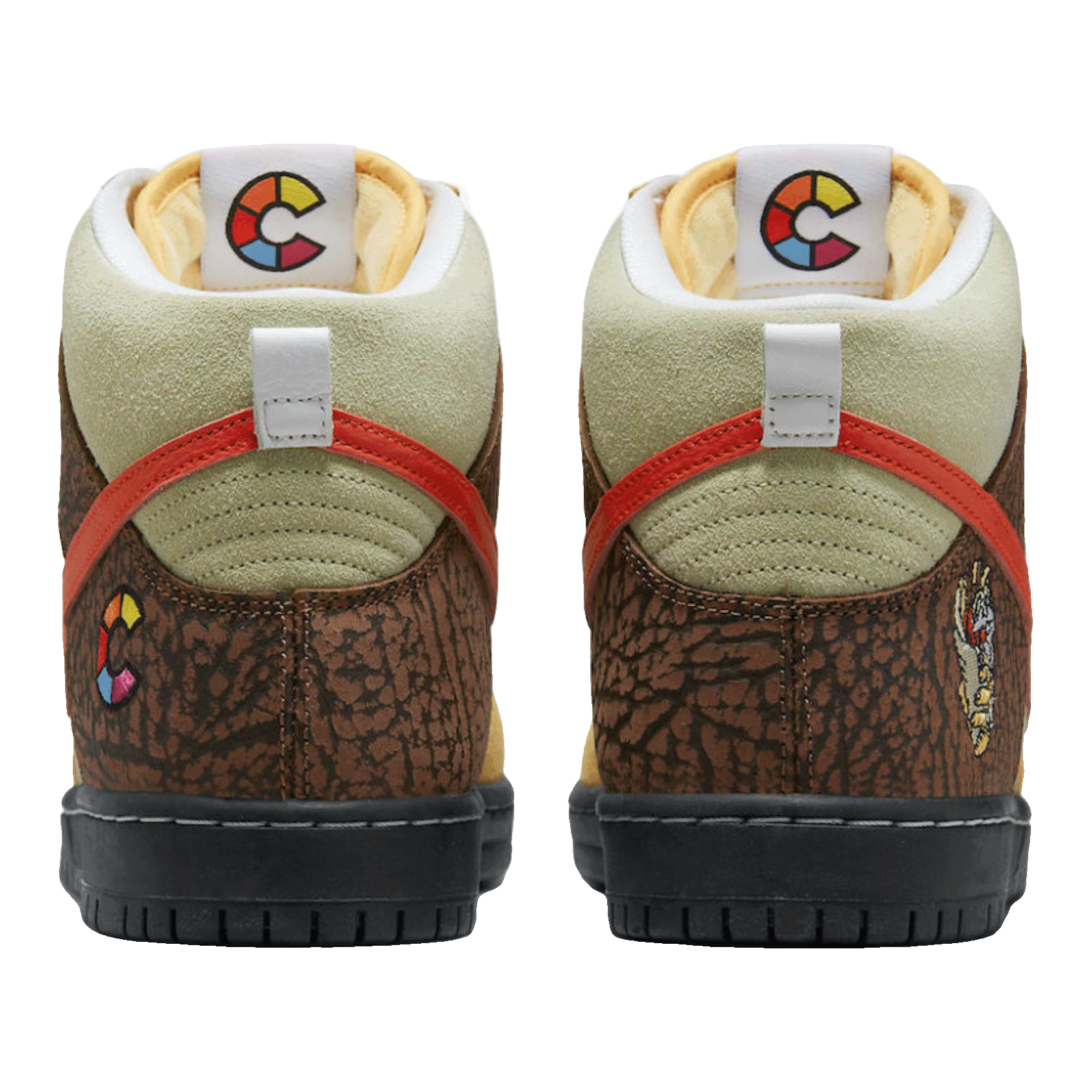 Nike SB Dunk High Color Skates Kebab and Destroy Back