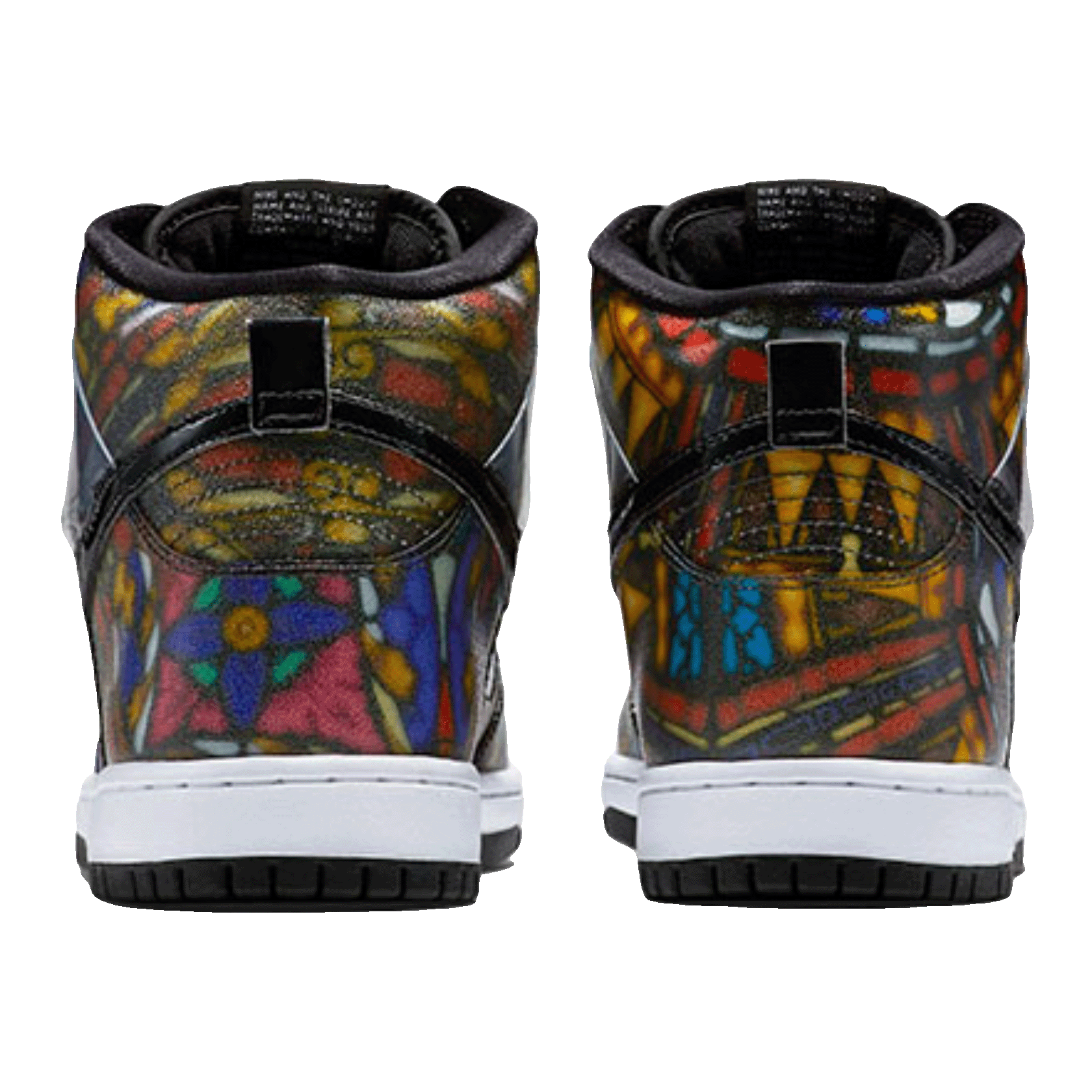 Nike SB Dunk High Concepts Stained Glass Back