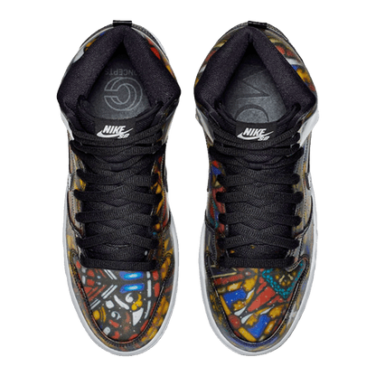 Nike SB Dunk High Concepts Stained Glass Oben